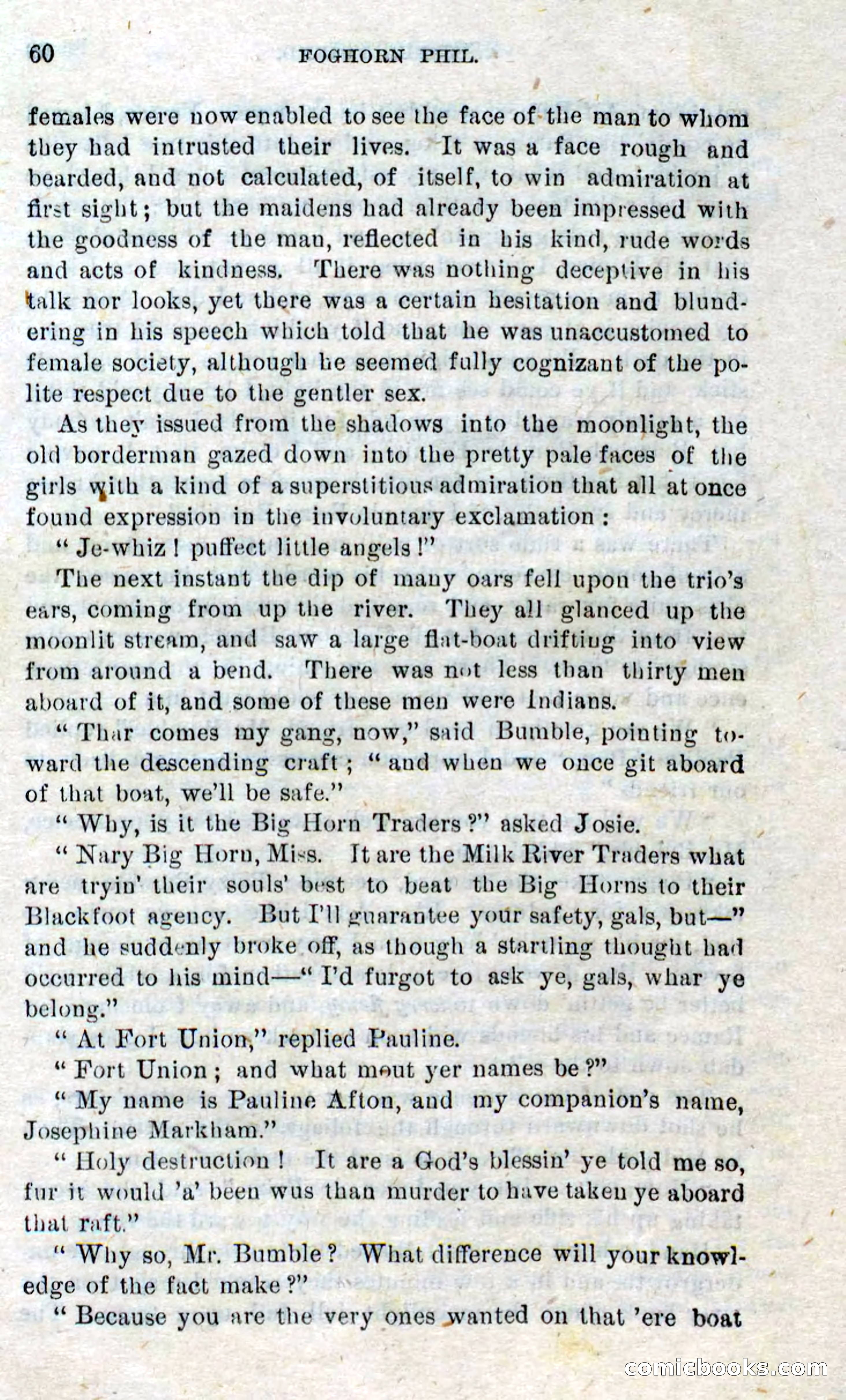Beadle's Dime Novels No. 310: Foghorn Phil — page 58 of 94