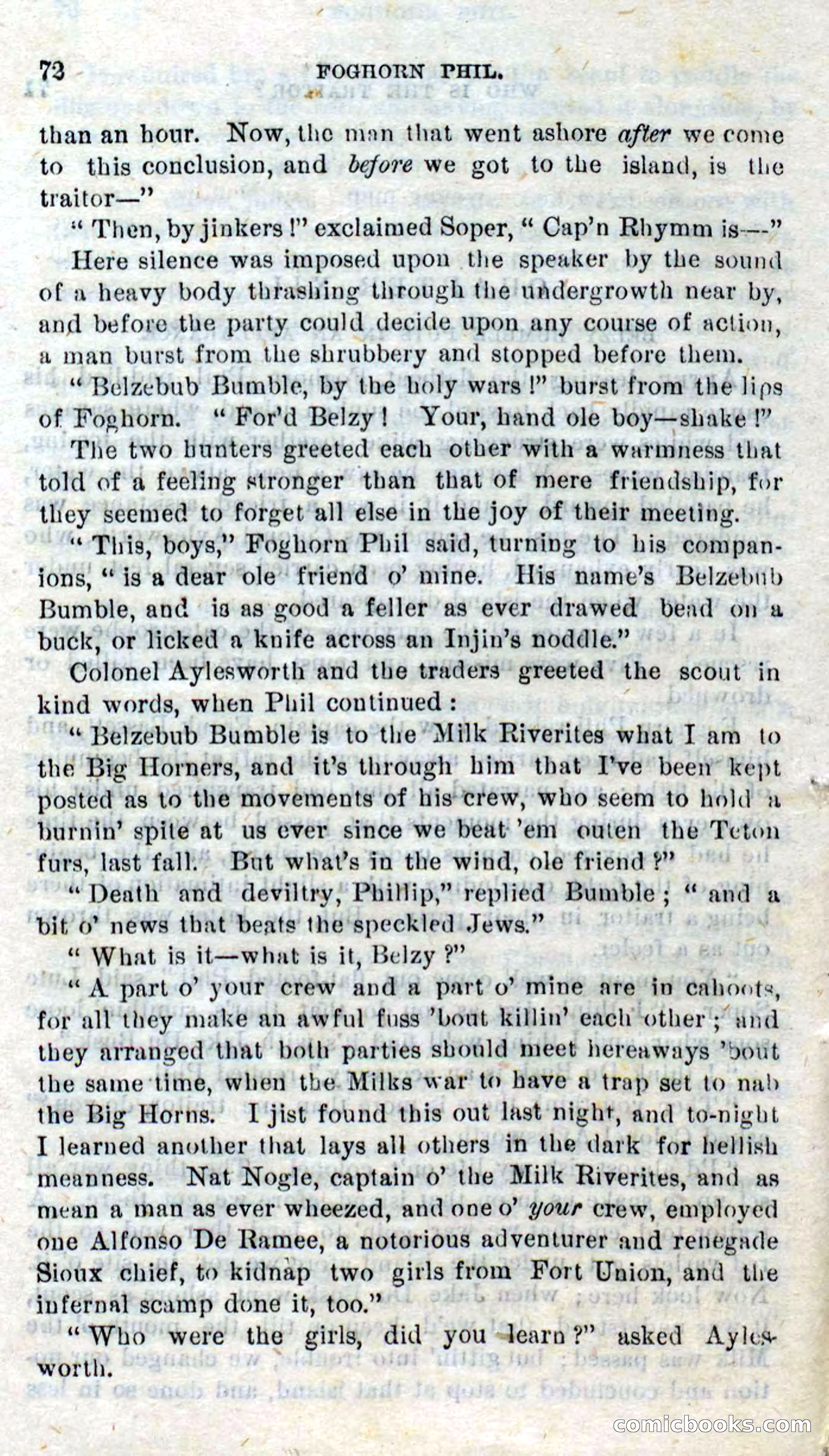 Beadle's Dime Novels No. 310: Foghorn Phil — page 70 of 94