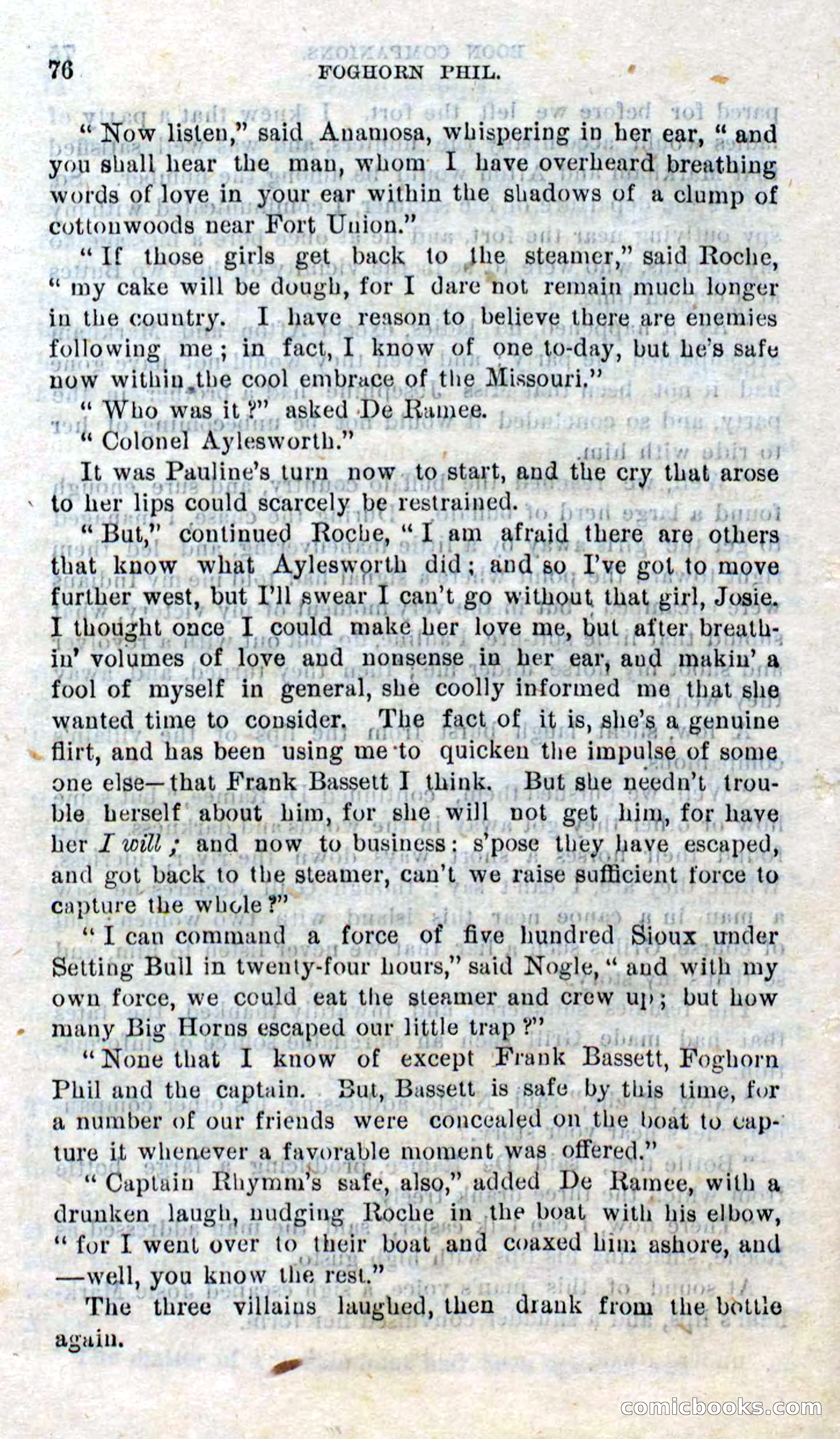 Beadle's Dime Novels No. 310: Foghorn Phil — page 74 of 94