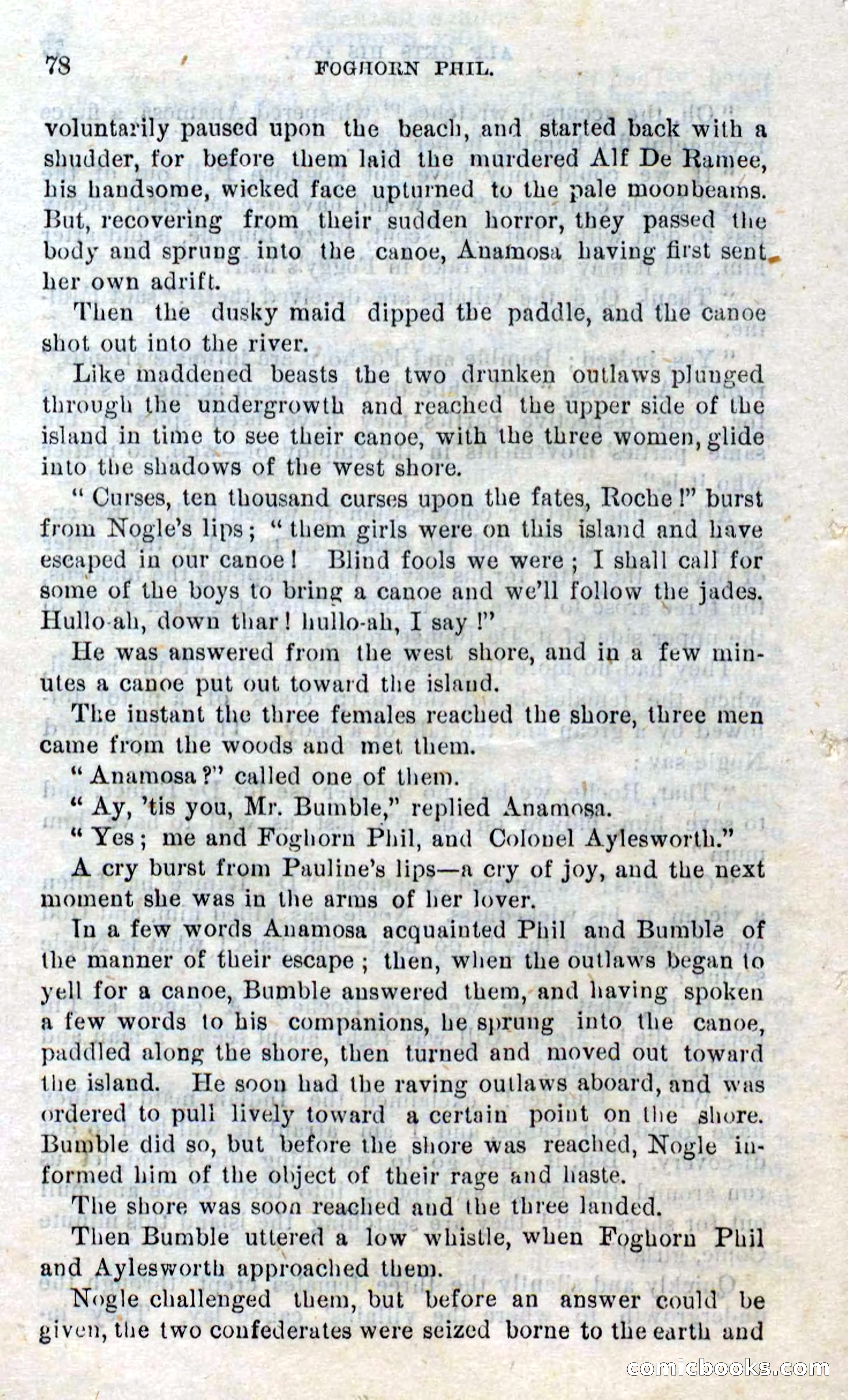 Beadle's Dime Novels No. 310: Foghorn Phil — page 76 of 94
