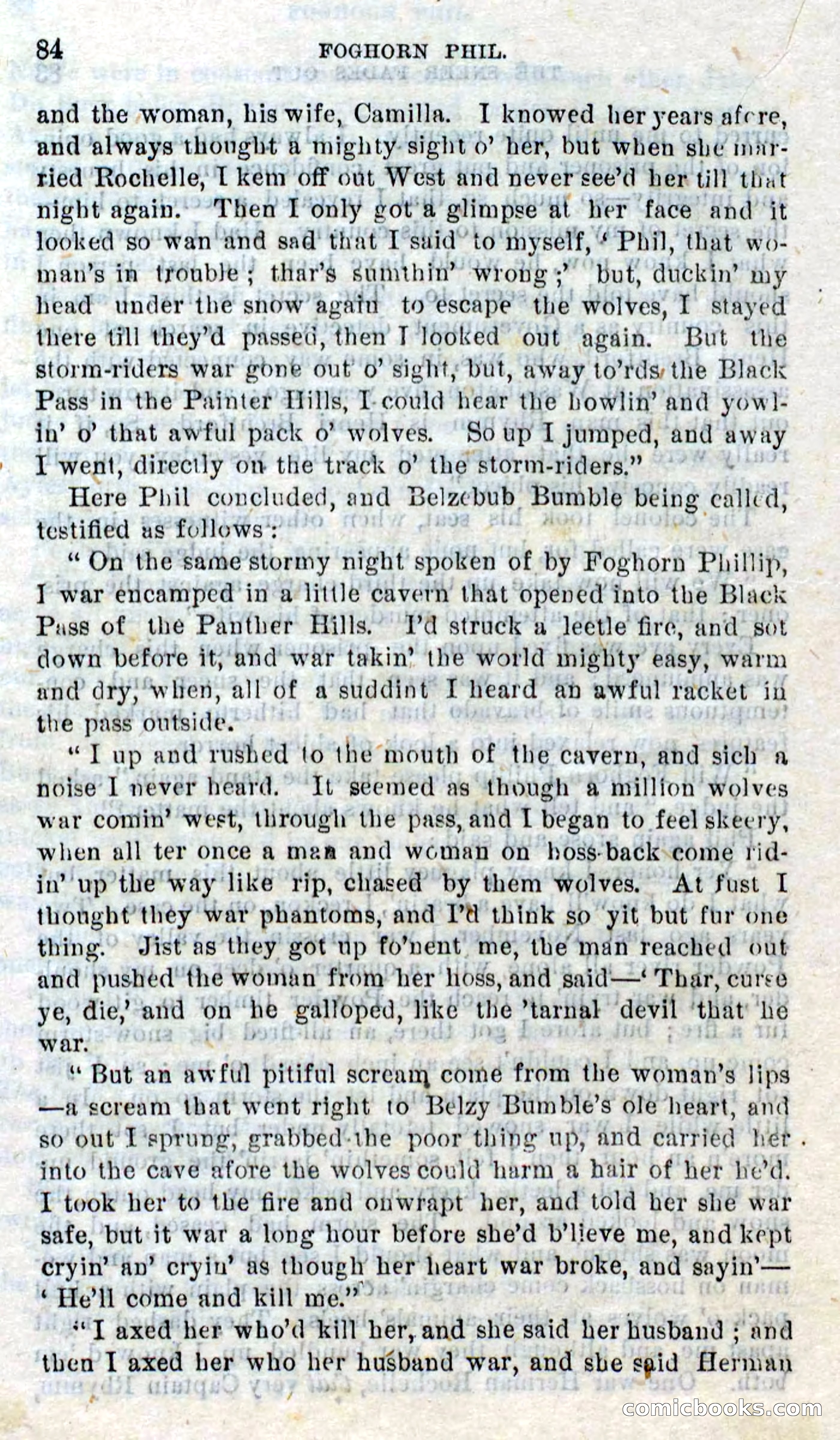 Beadle's Dime Novels No. 310: Foghorn Phil — page 82 of 94