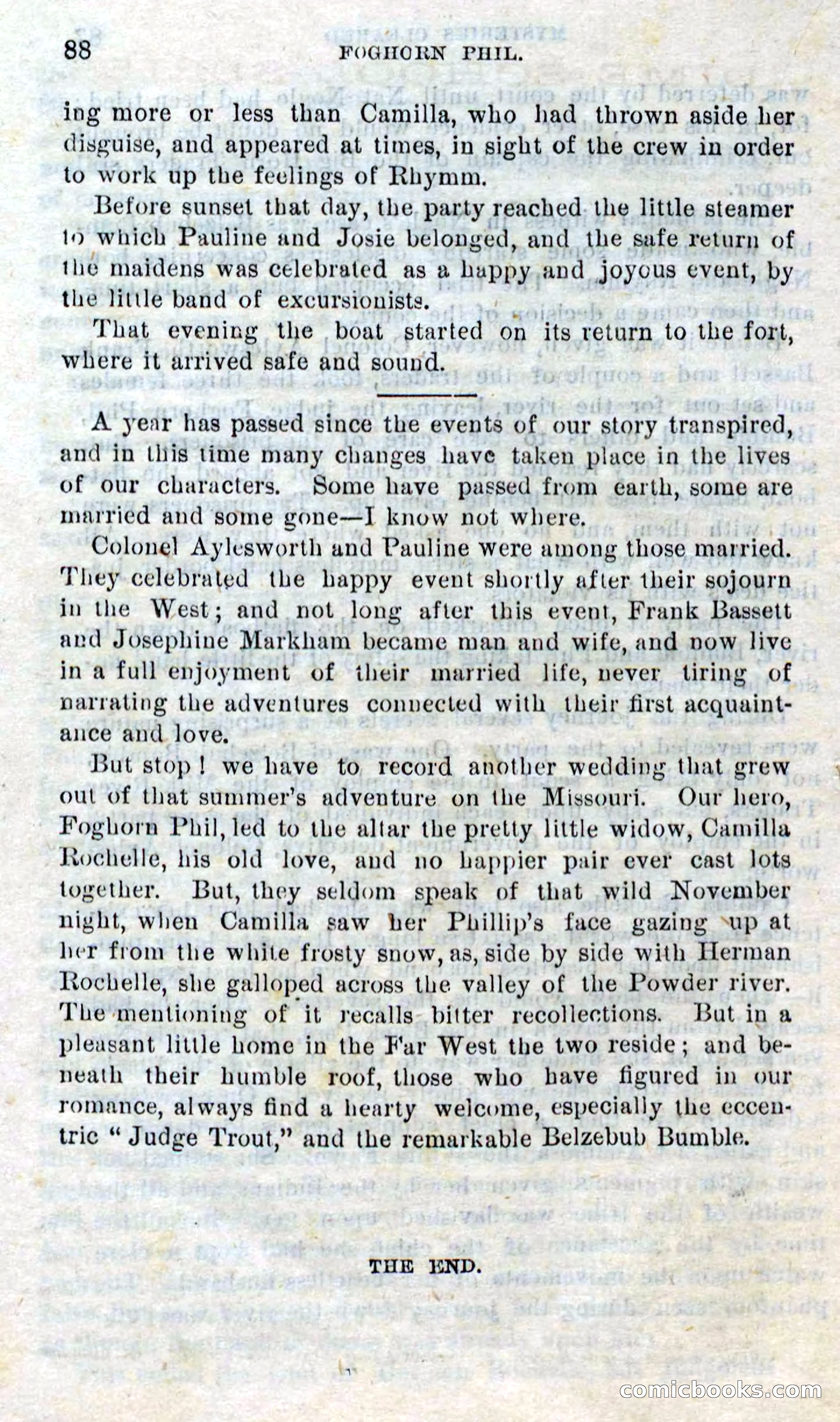 Beadle's Dime Novels No. 310: Foghorn Phil — page 86 of 94