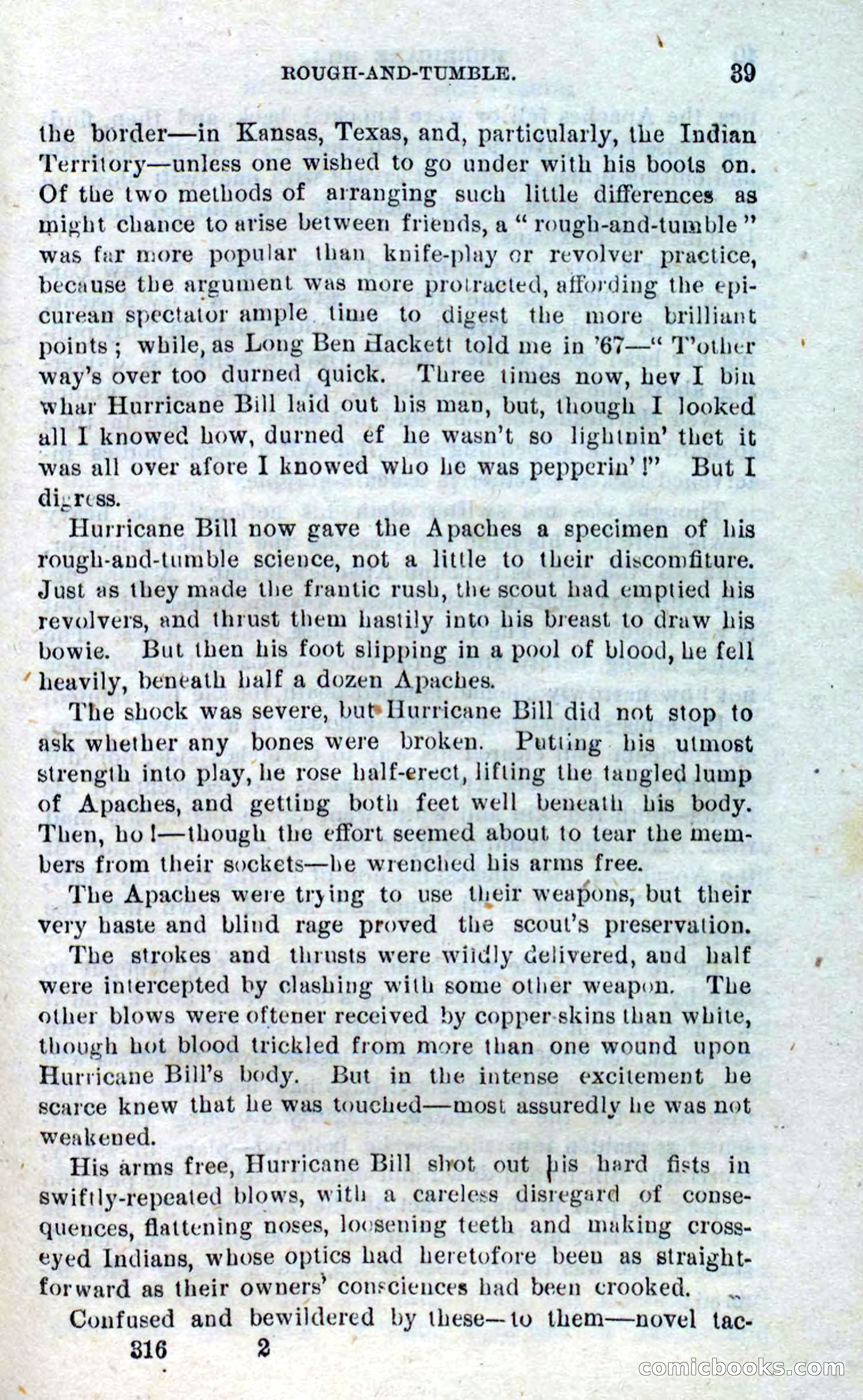 Beadle's Dime Novels No. 316: Hurricane Bill — page 35 of 100