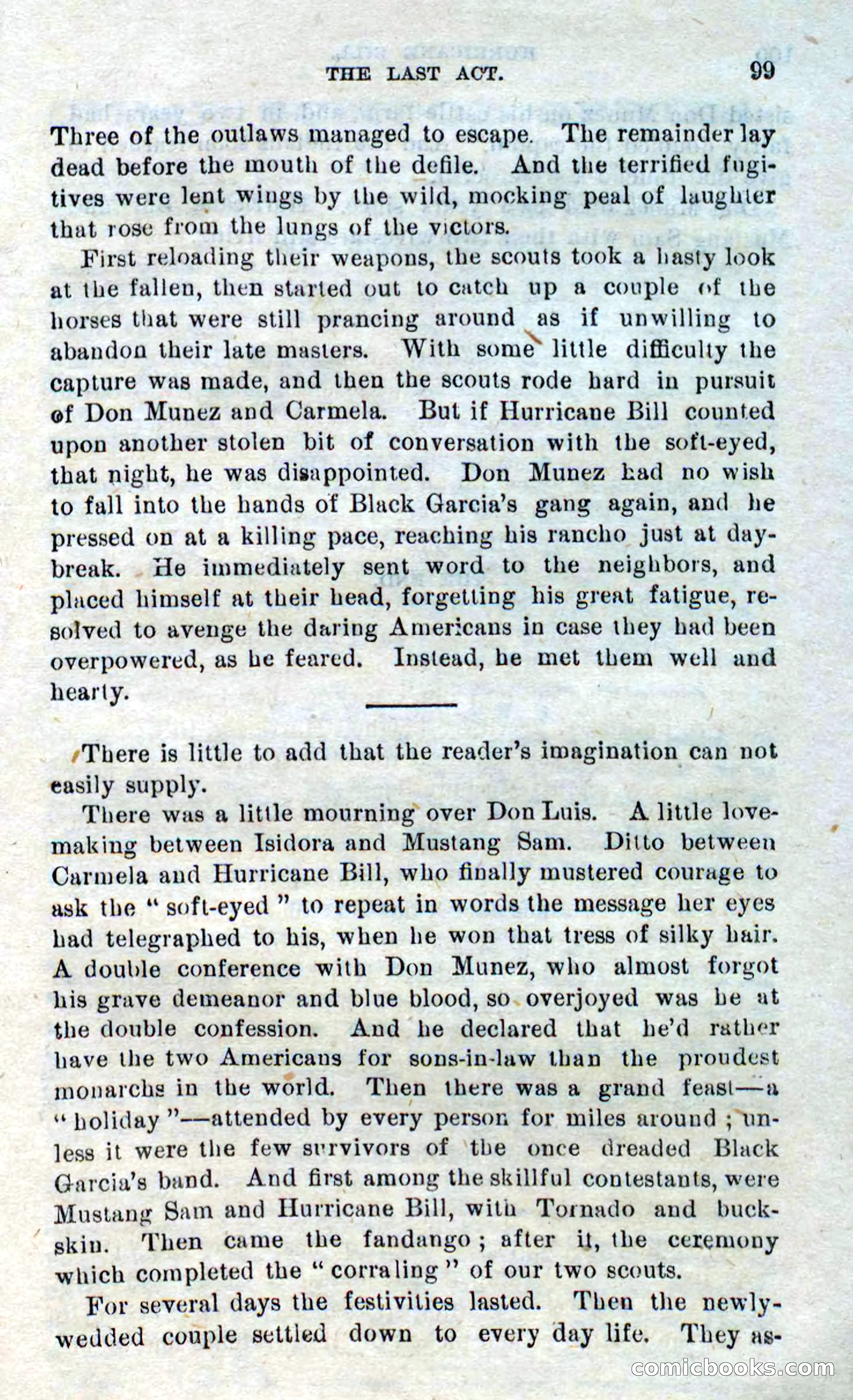 Beadle's Dime Novels No. 316: Hurricane Bill — page 95 of 100