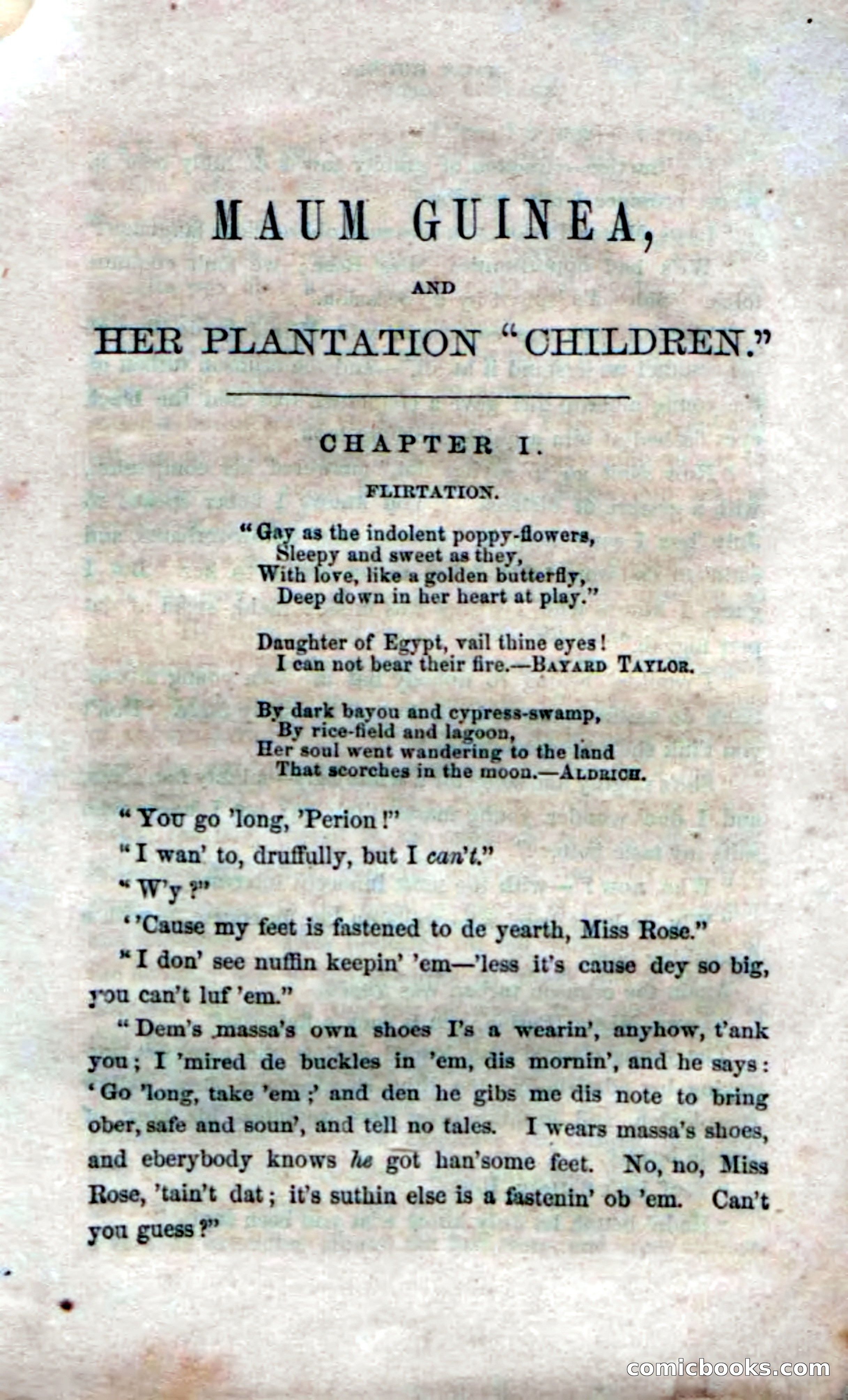 Beadle's Dime Novels No. 33: Maum Guinea and Her Plantation Children — page 11 of 228
