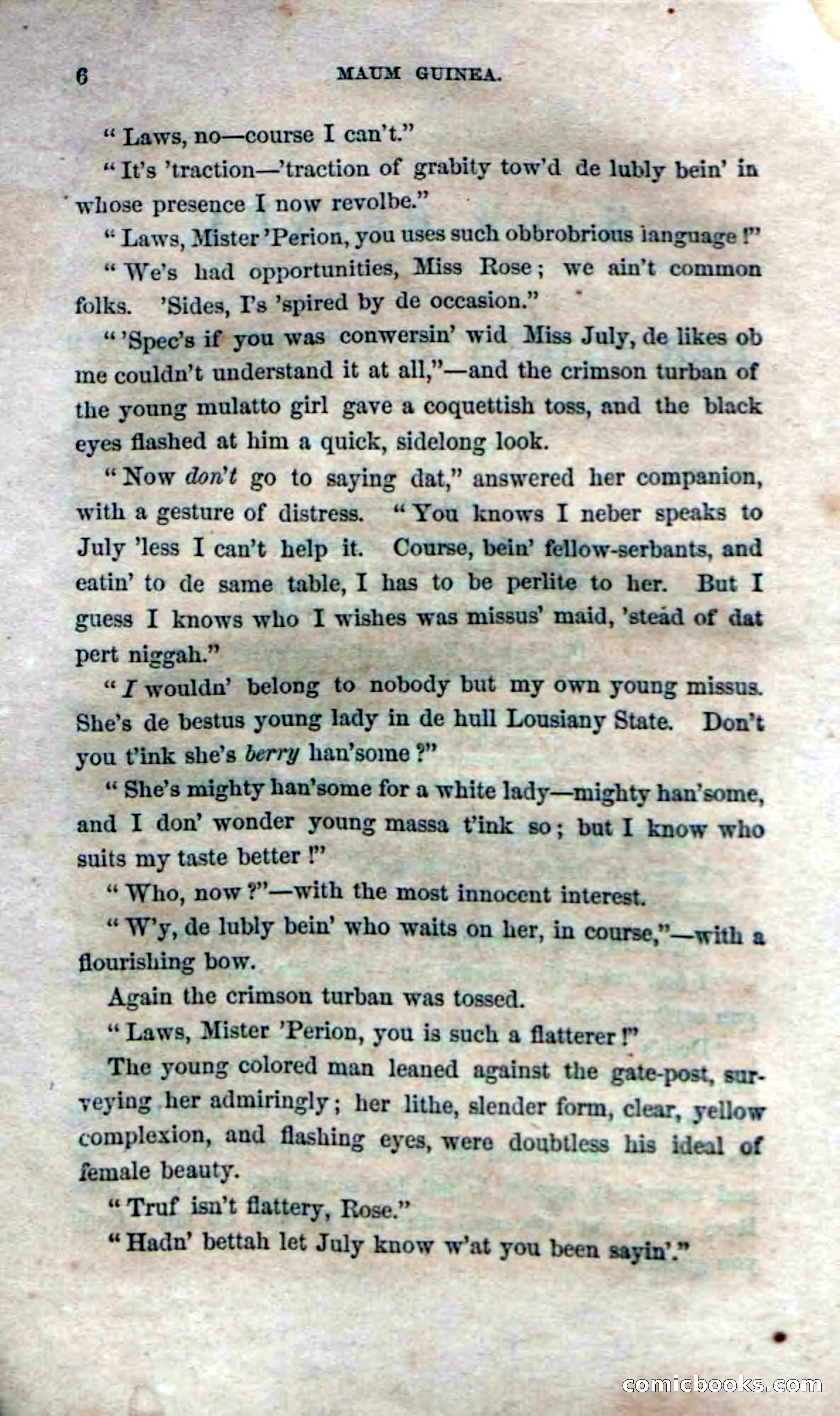 Beadle's Dime Novels No. 33: Maum Guinea and Her Plantation Children — page 12 of 228