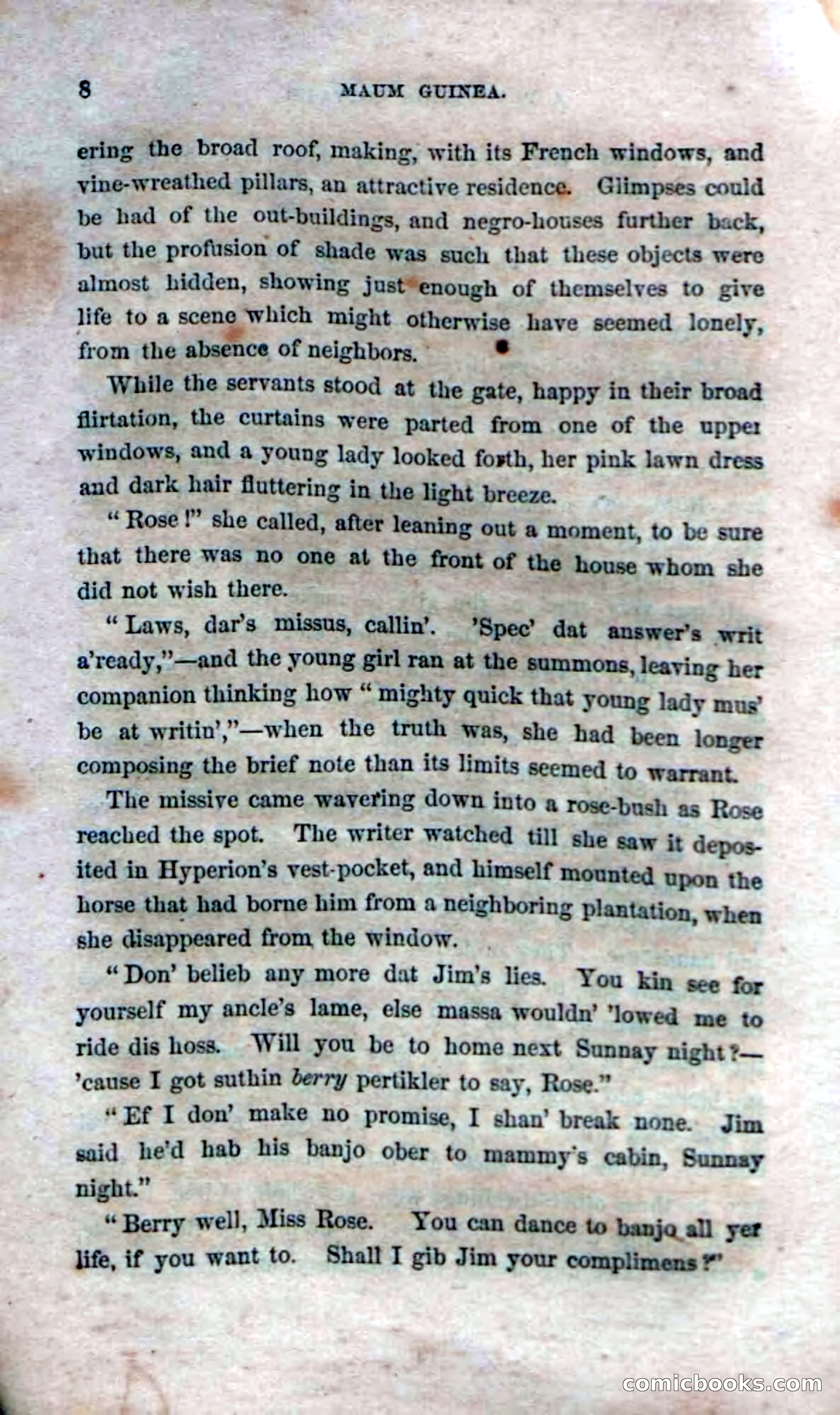 Beadle's Dime Novels No. 33: Maum Guinea and Her Plantation Children — page 14 of 228