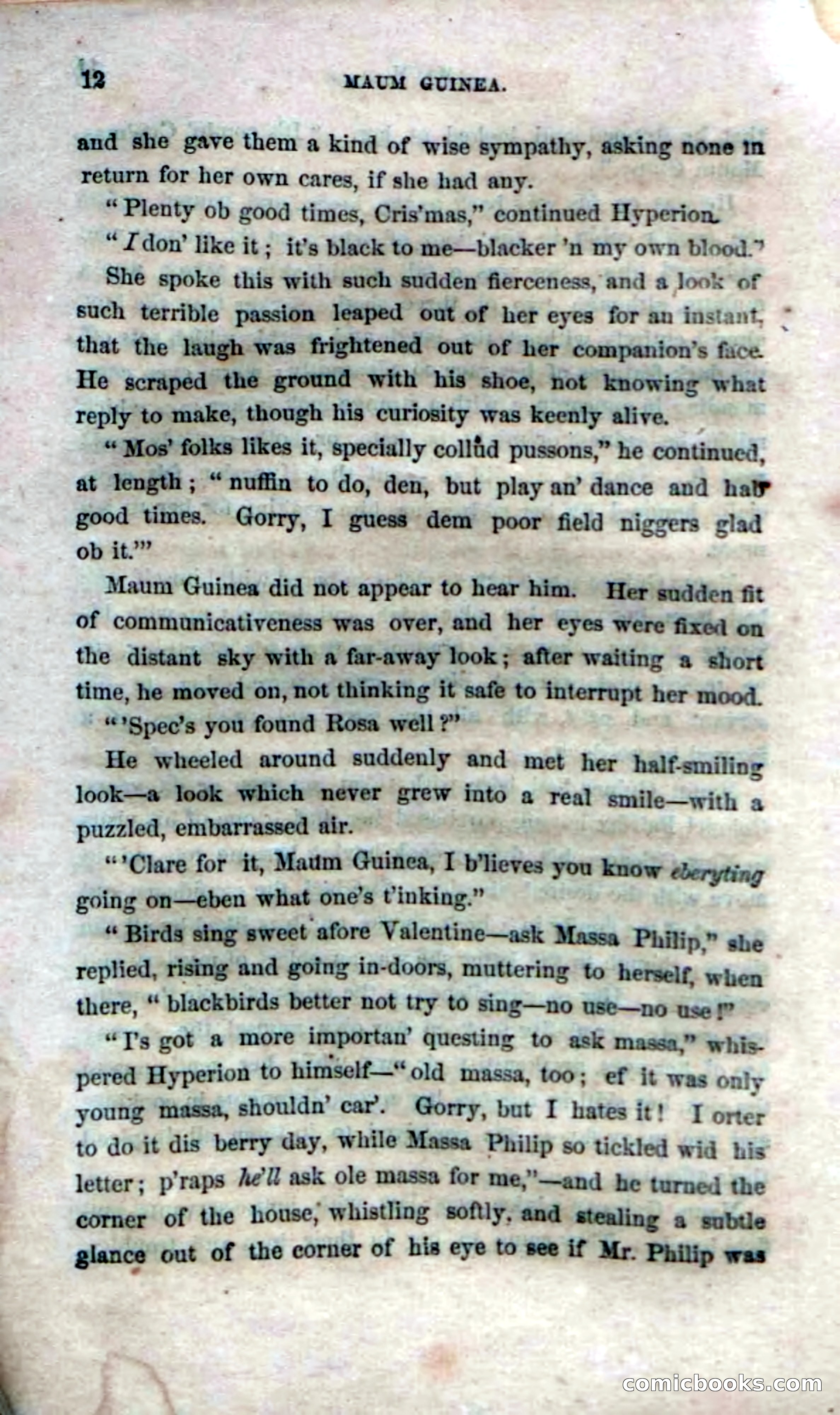 Beadle's Dime Novels No. 33: Maum Guinea and Her Plantation Children — page 18 of 228