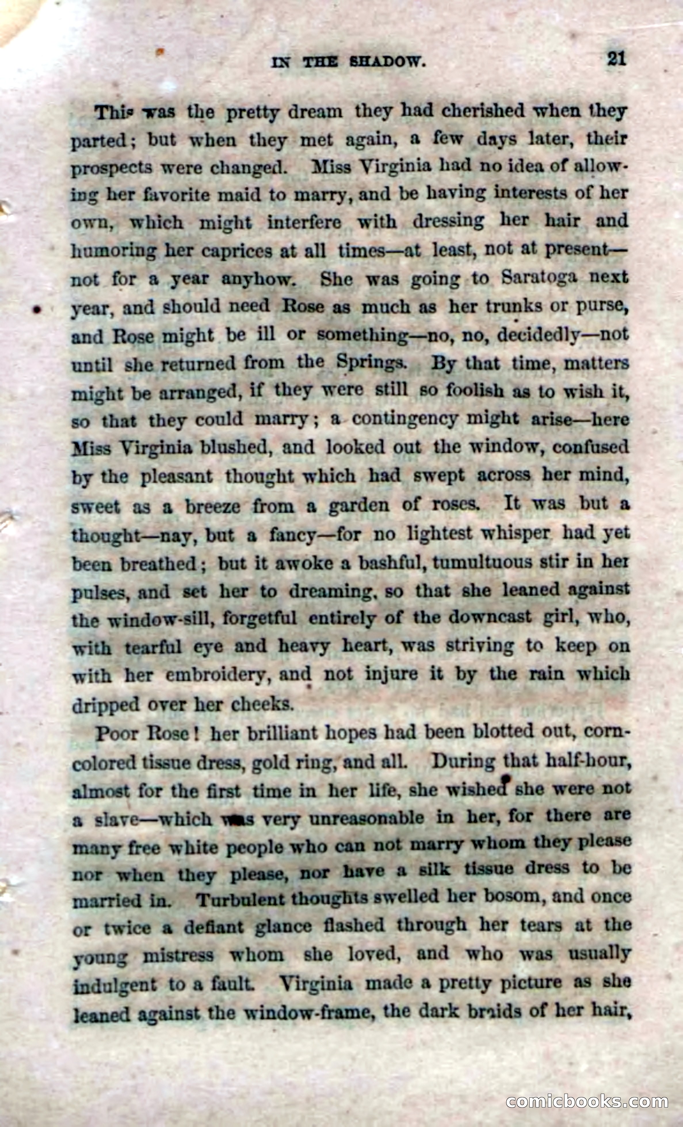 Beadle's Dime Novels No. 33: Maum Guinea and Her Plantation Children — page 27 of 228