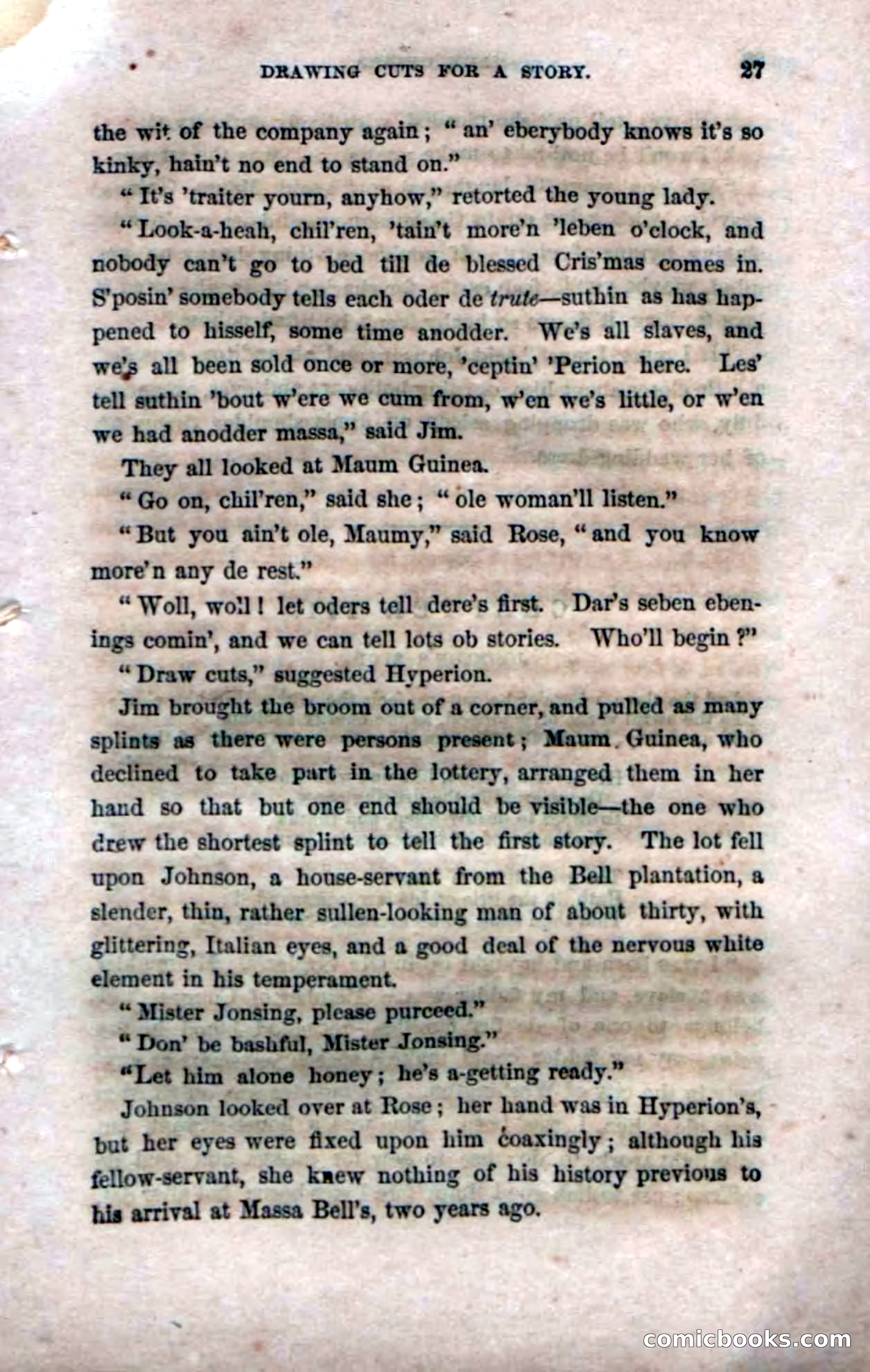 Beadle's Dime Novels No. 33: Maum Guinea and Her Plantation Children — page 33 of 228
