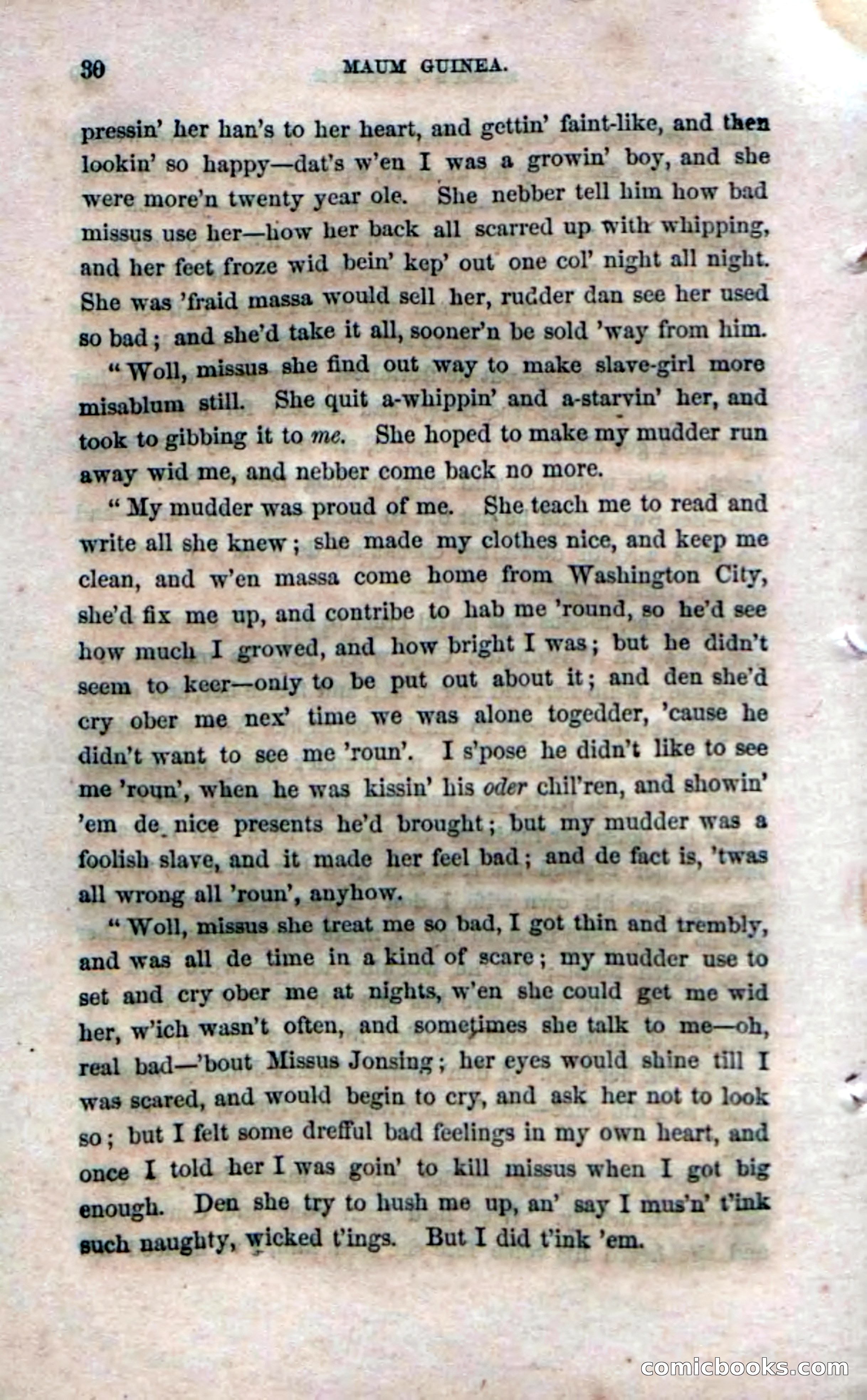 Beadle's Dime Novels No. 33: Maum Guinea and Her Plantation Children — page 36 of 228