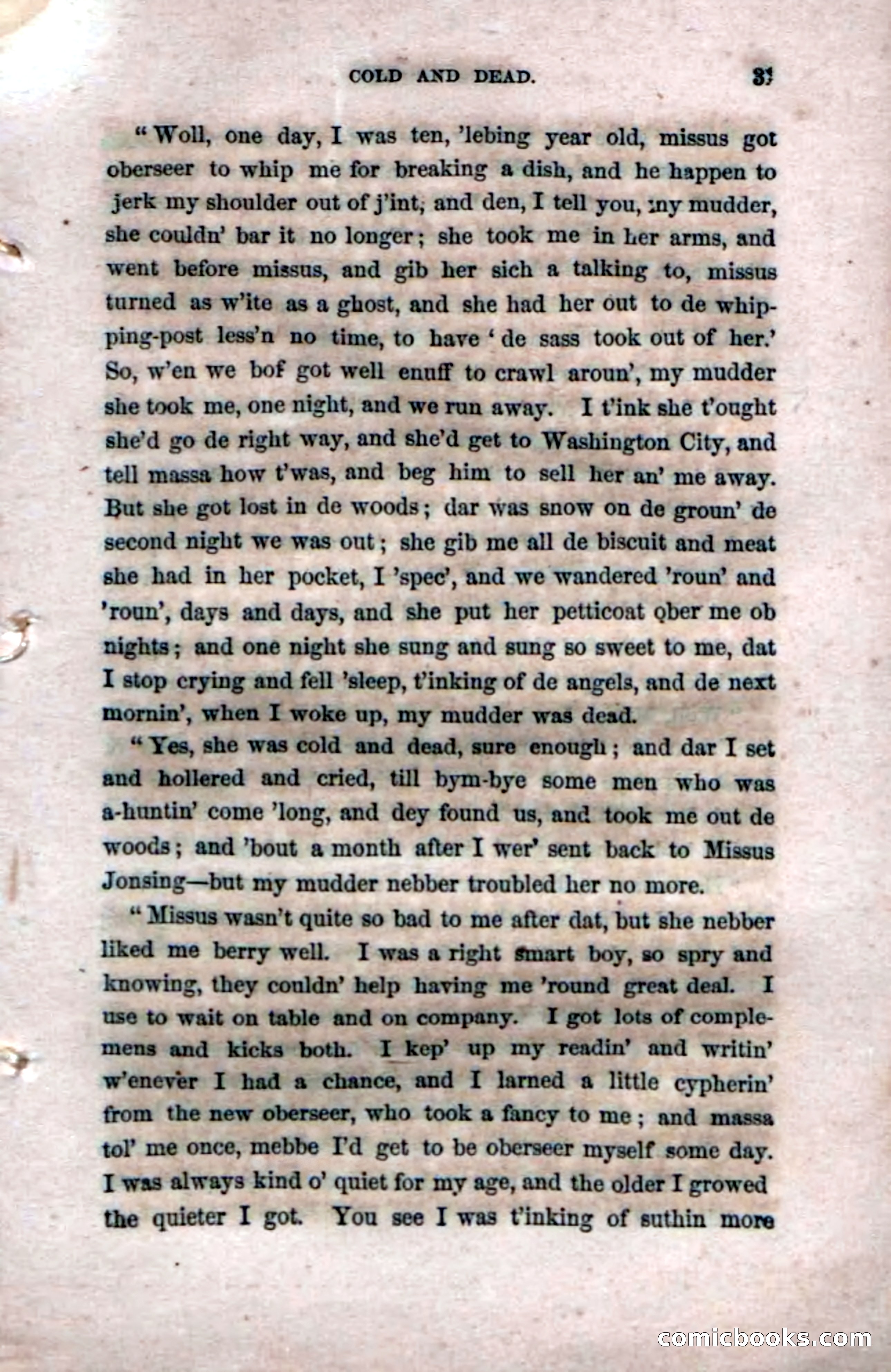 Beadle's Dime Novels No. 33: Maum Guinea and Her Plantation Children — page 37 of 228