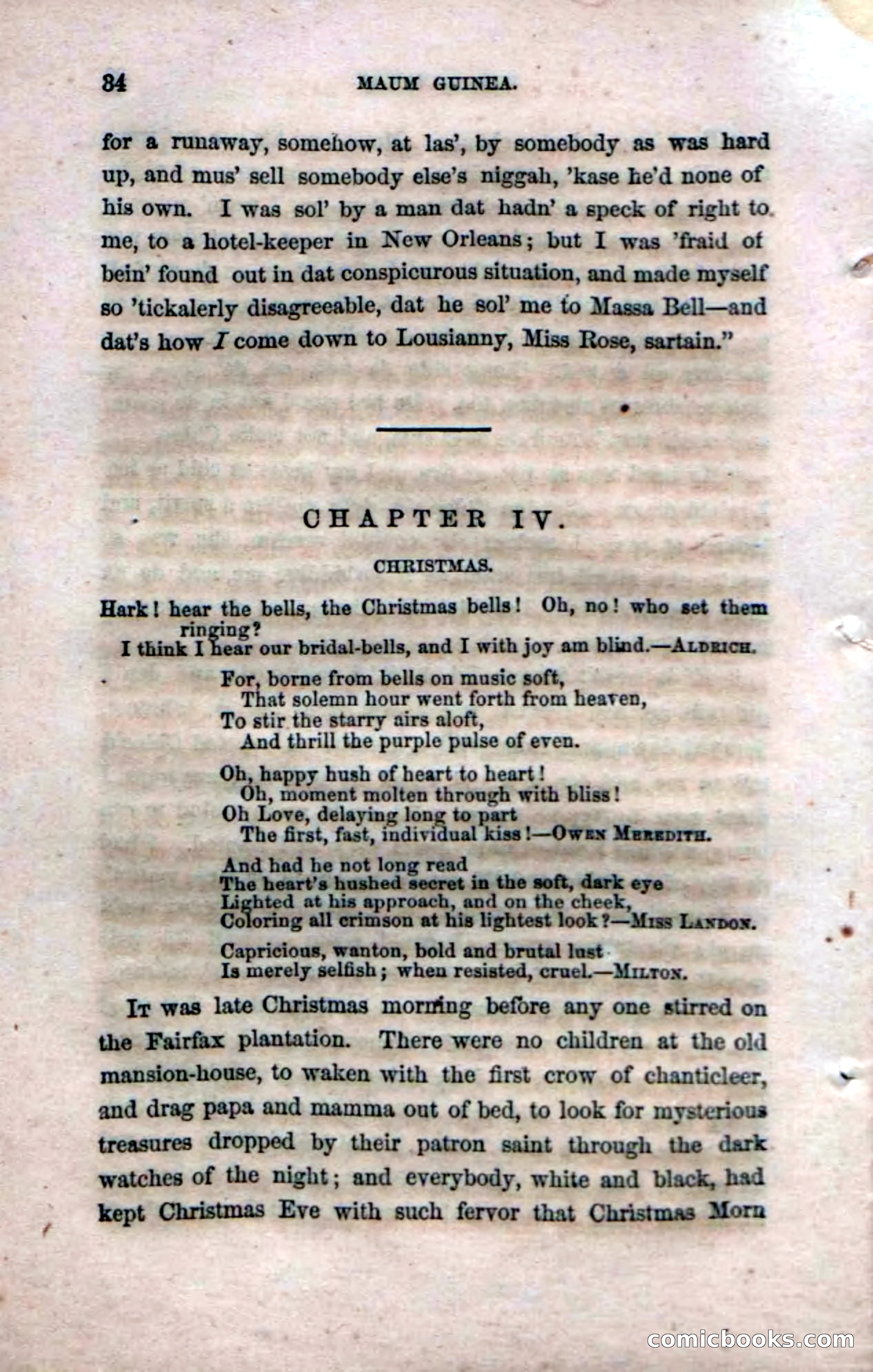 Beadle's Dime Novels No. 33: Maum Guinea and Her Plantation Children — page 40 of 228