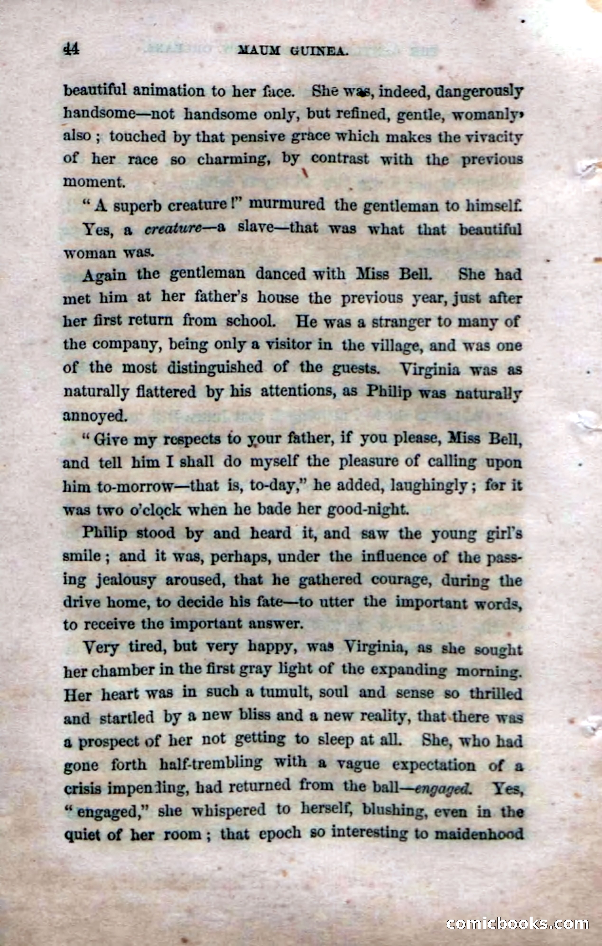 Beadle's Dime Novels No. 33: Maum Guinea and Her Plantation Children — page 50 of 228