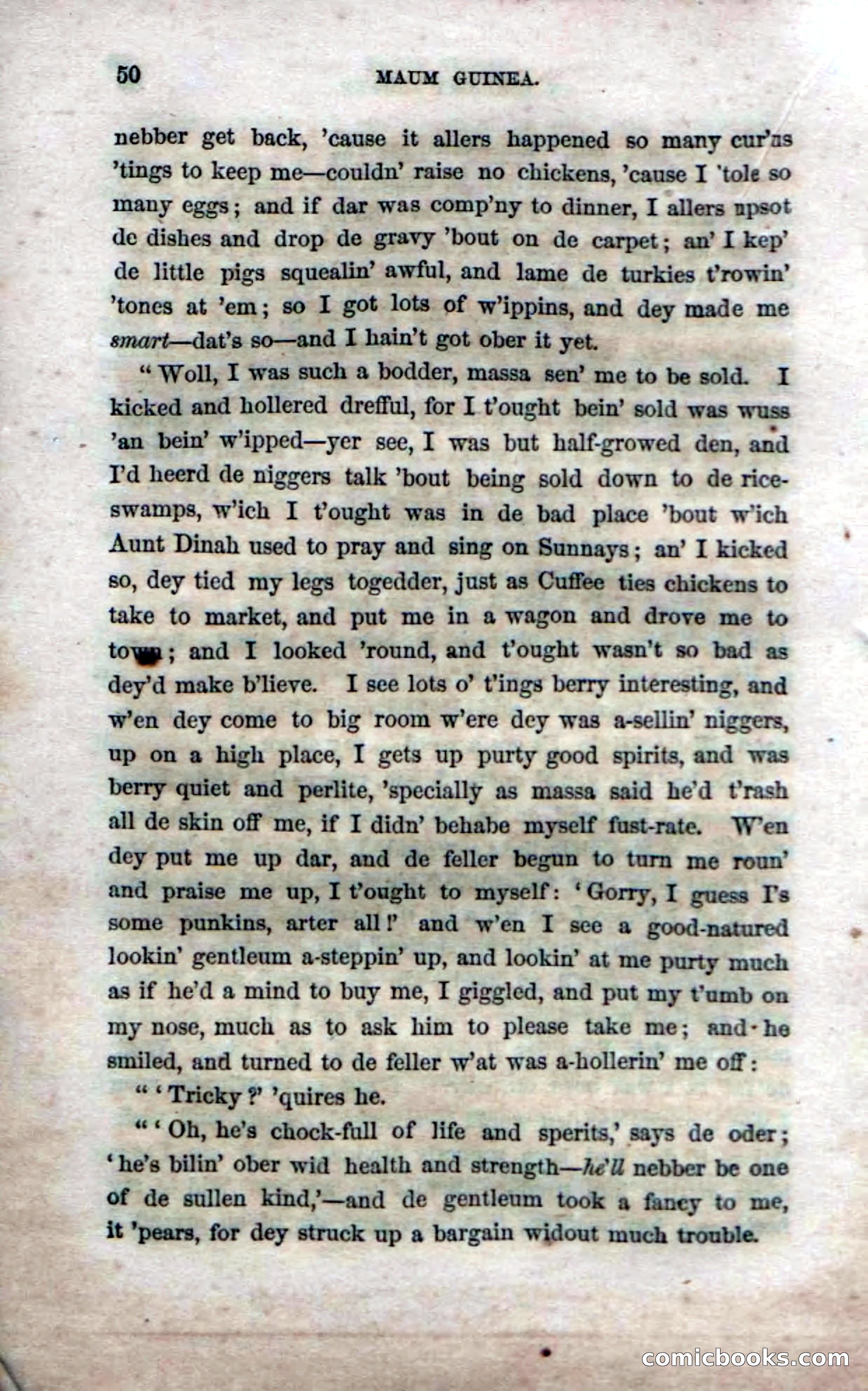 Beadle's Dime Novels No. 33: Maum Guinea and Her Plantation Children — page 56 of 228