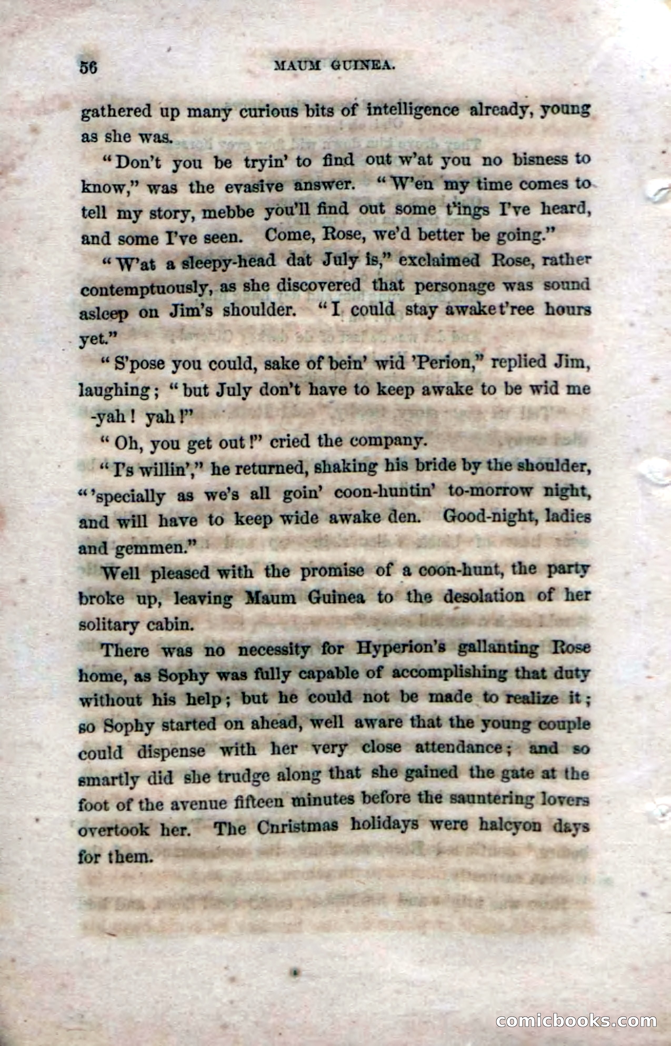 Beadle's Dime Novels No. 33: Maum Guinea and Her Plantation Children — page 62 of 228