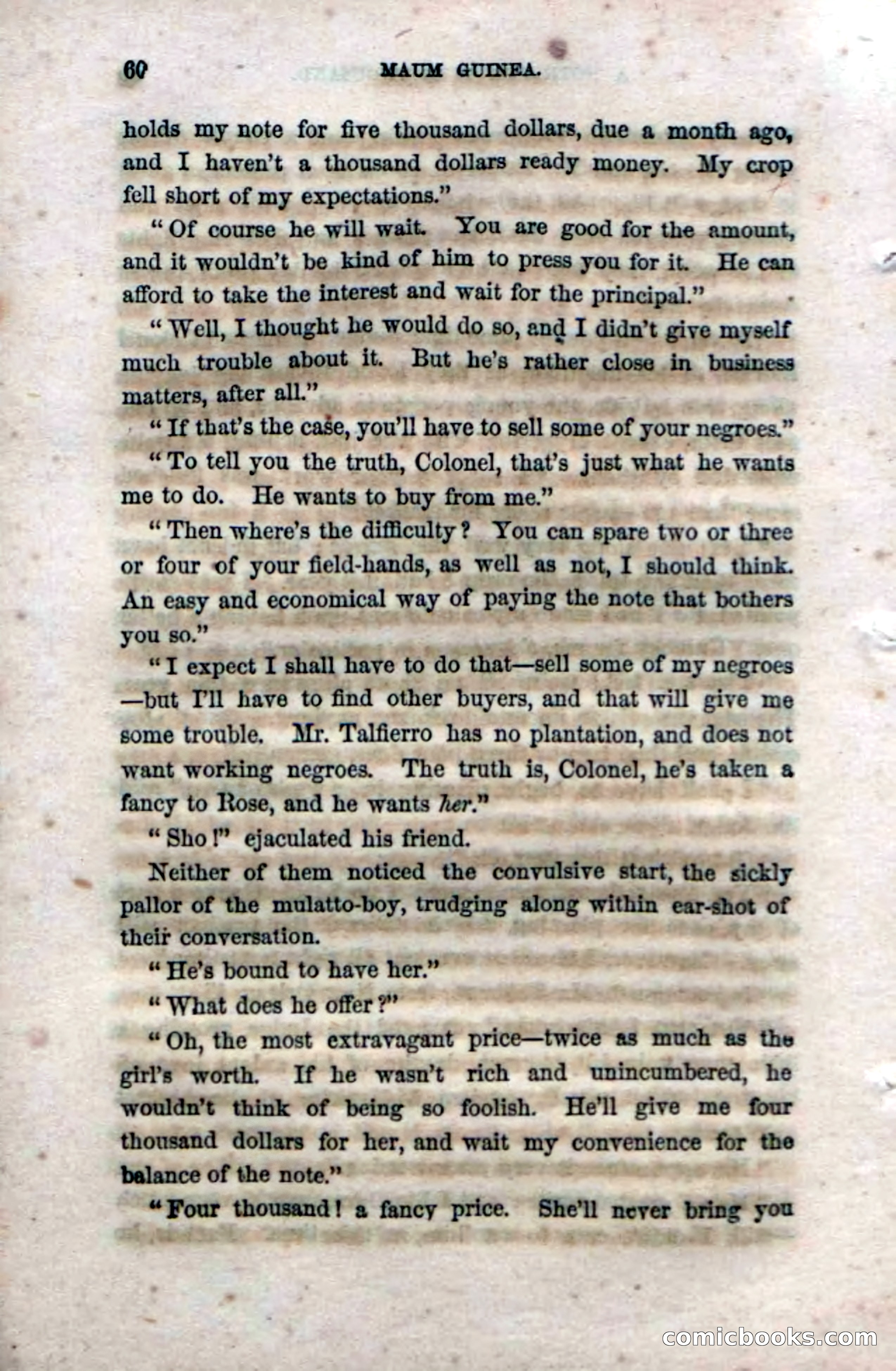 Beadle's Dime Novels No. 33: Maum Guinea and Her Plantation Children — page 66 of 228