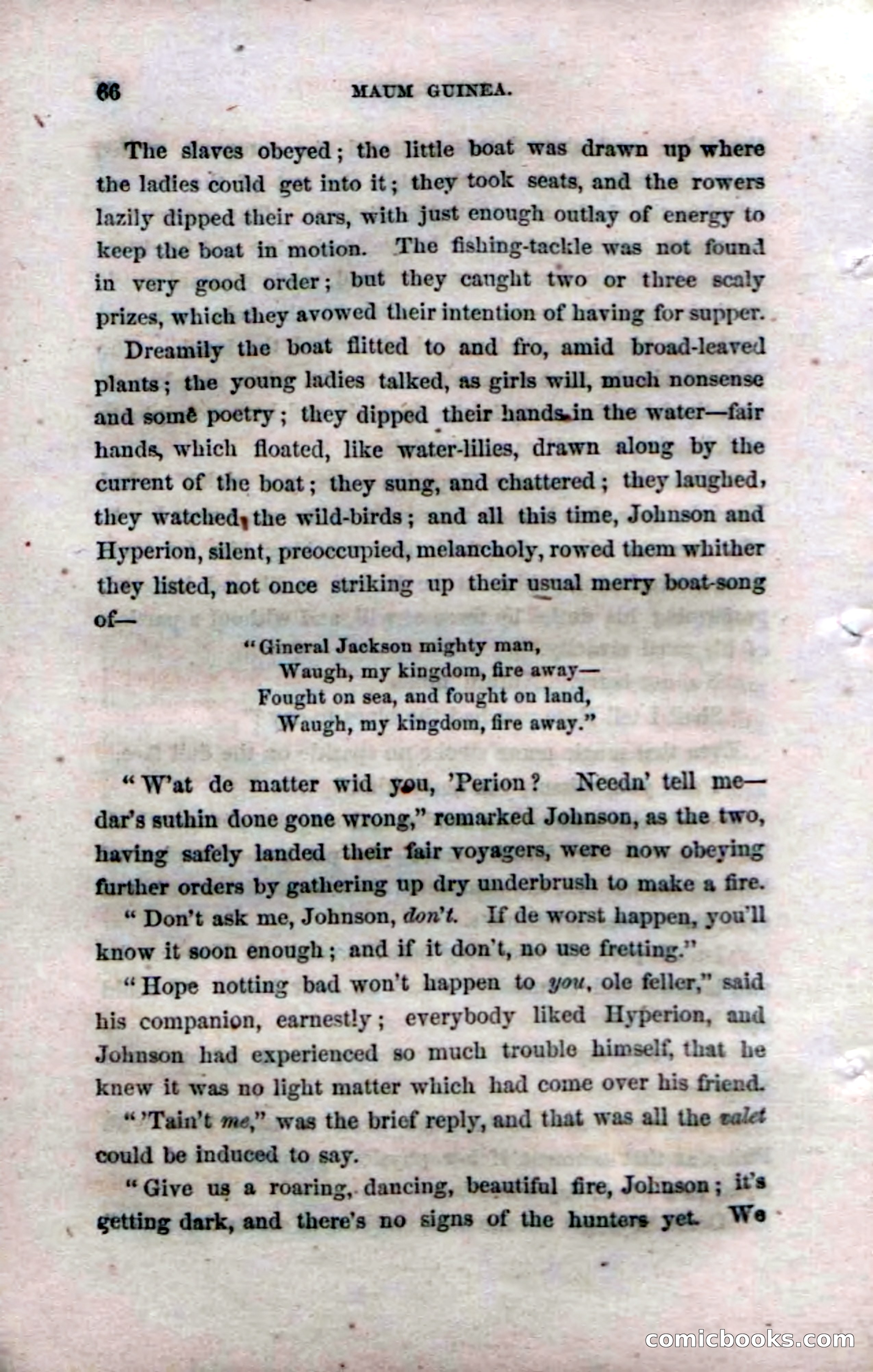 Beadle's Dime Novels No. 33: Maum Guinea and Her Plantation Children — page 72 of 228