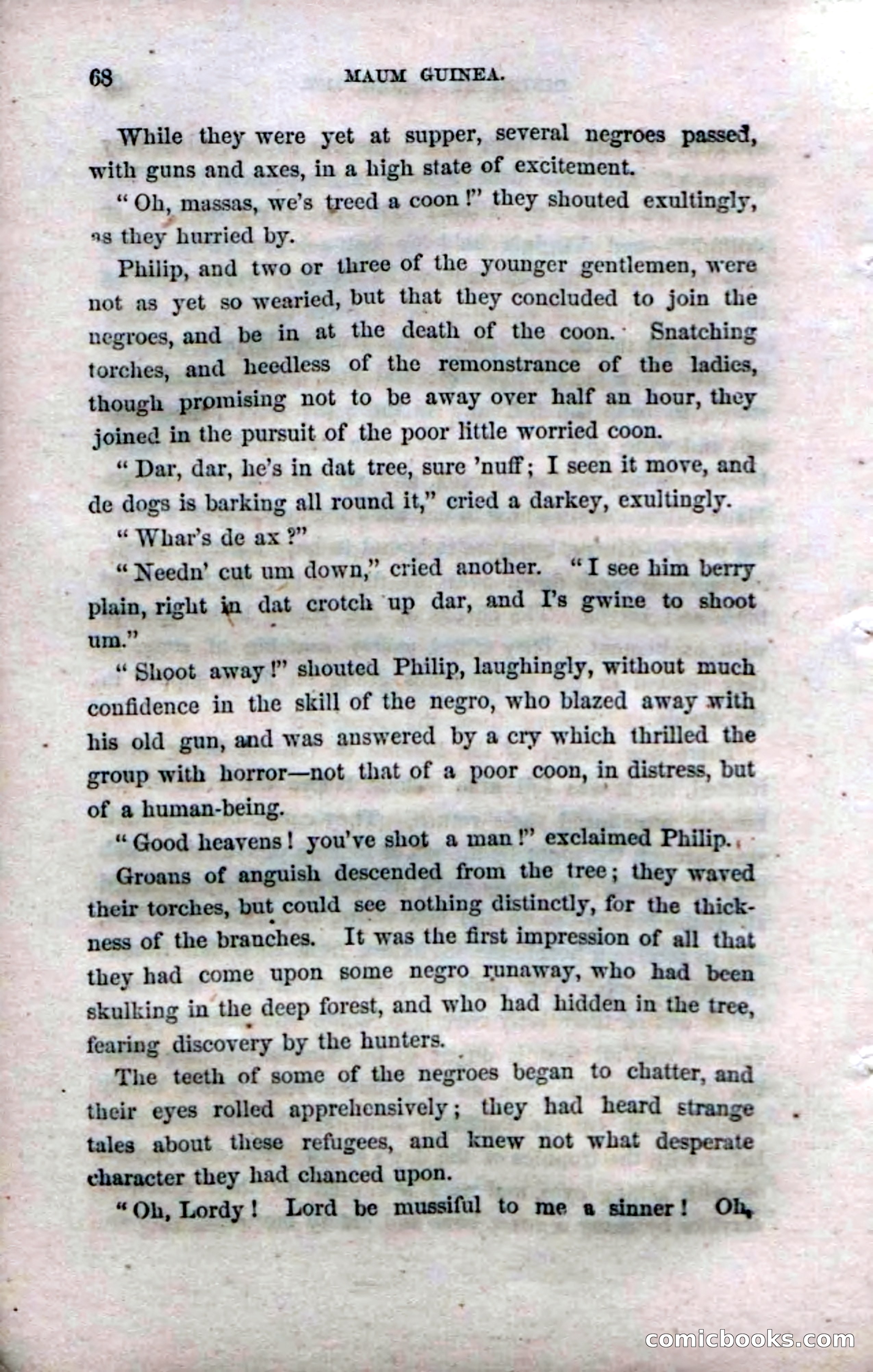 Beadle's Dime Novels No. 33: Maum Guinea and Her Plantation Children — page 74 of 228
