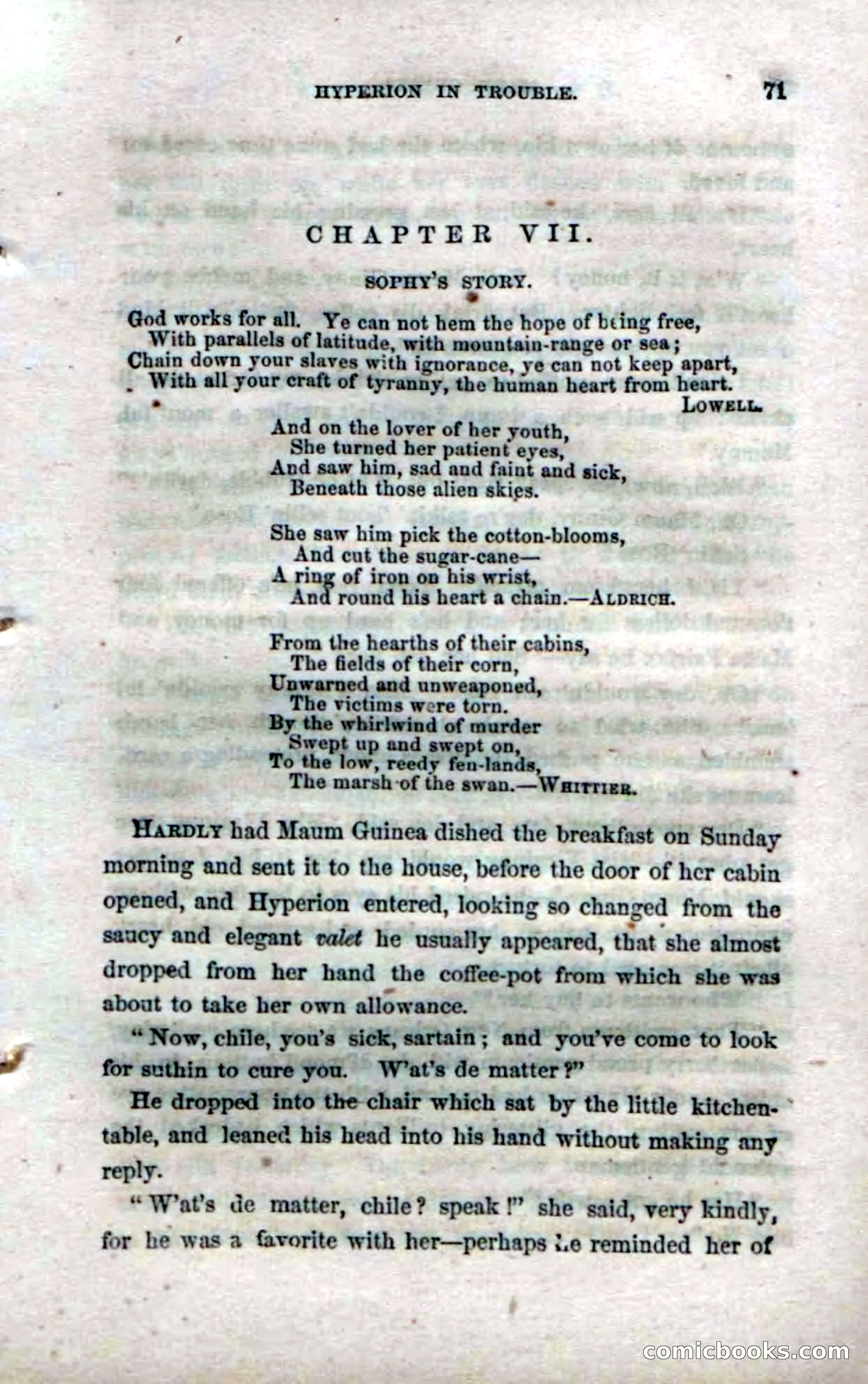 Beadle's Dime Novels No. 33: Maum Guinea and Her Plantation Children — page 77 of 228