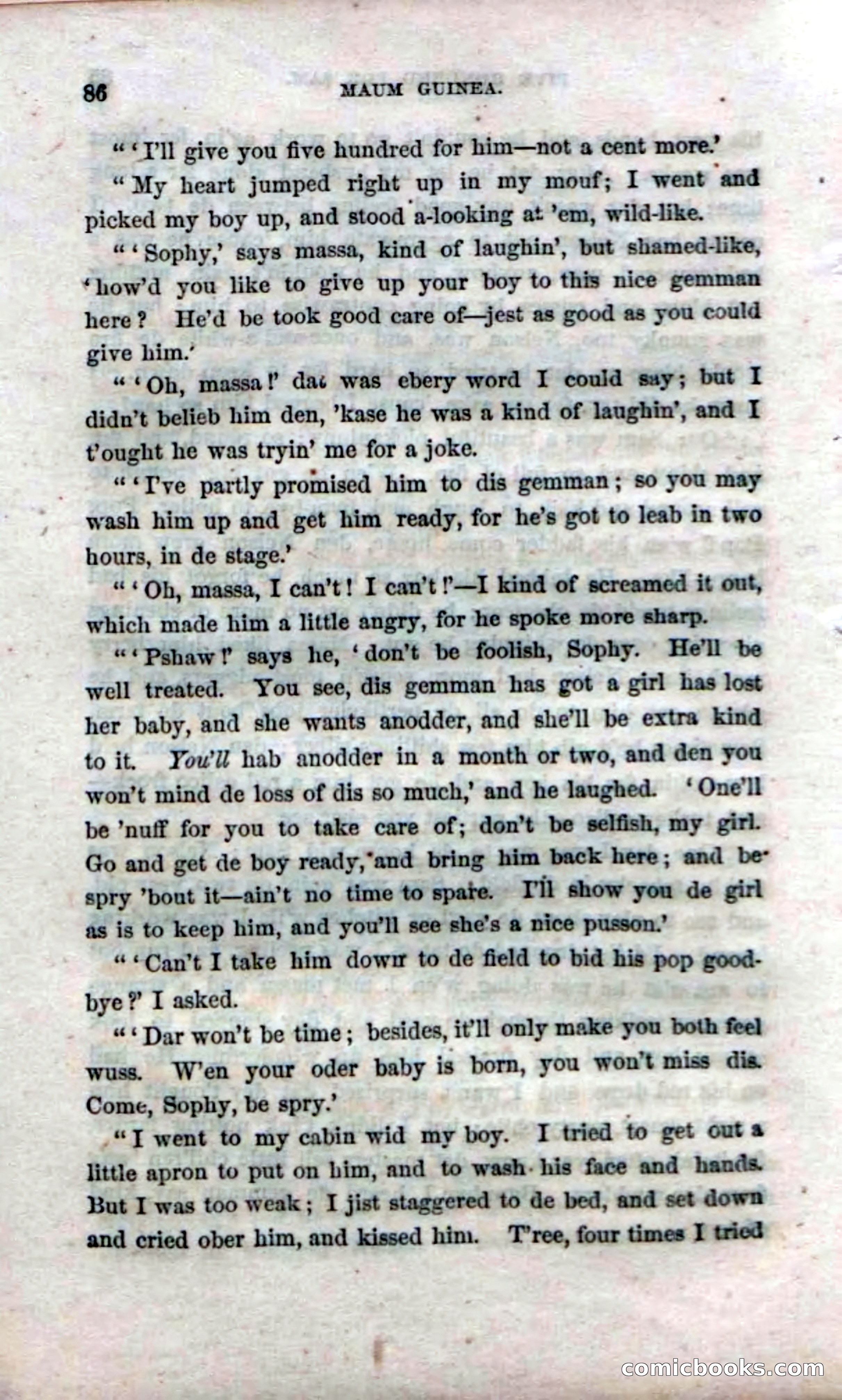 Beadle's Dime Novels No. 33: Maum Guinea and Her Plantation Children — page 94 of 228