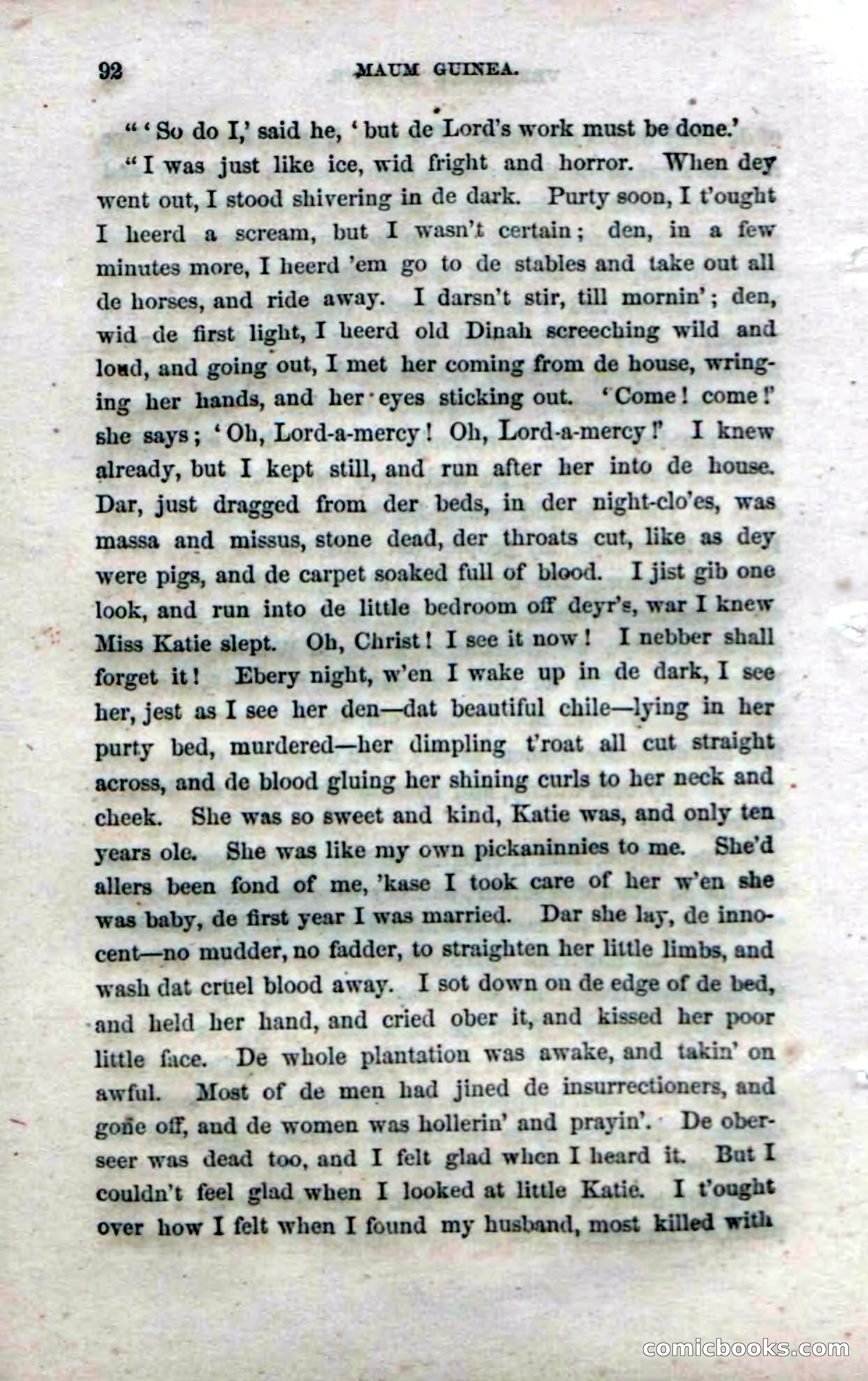 Beadle's Dime Novels No. 33: Maum Guinea and Her Plantation Children — page 100 of 228