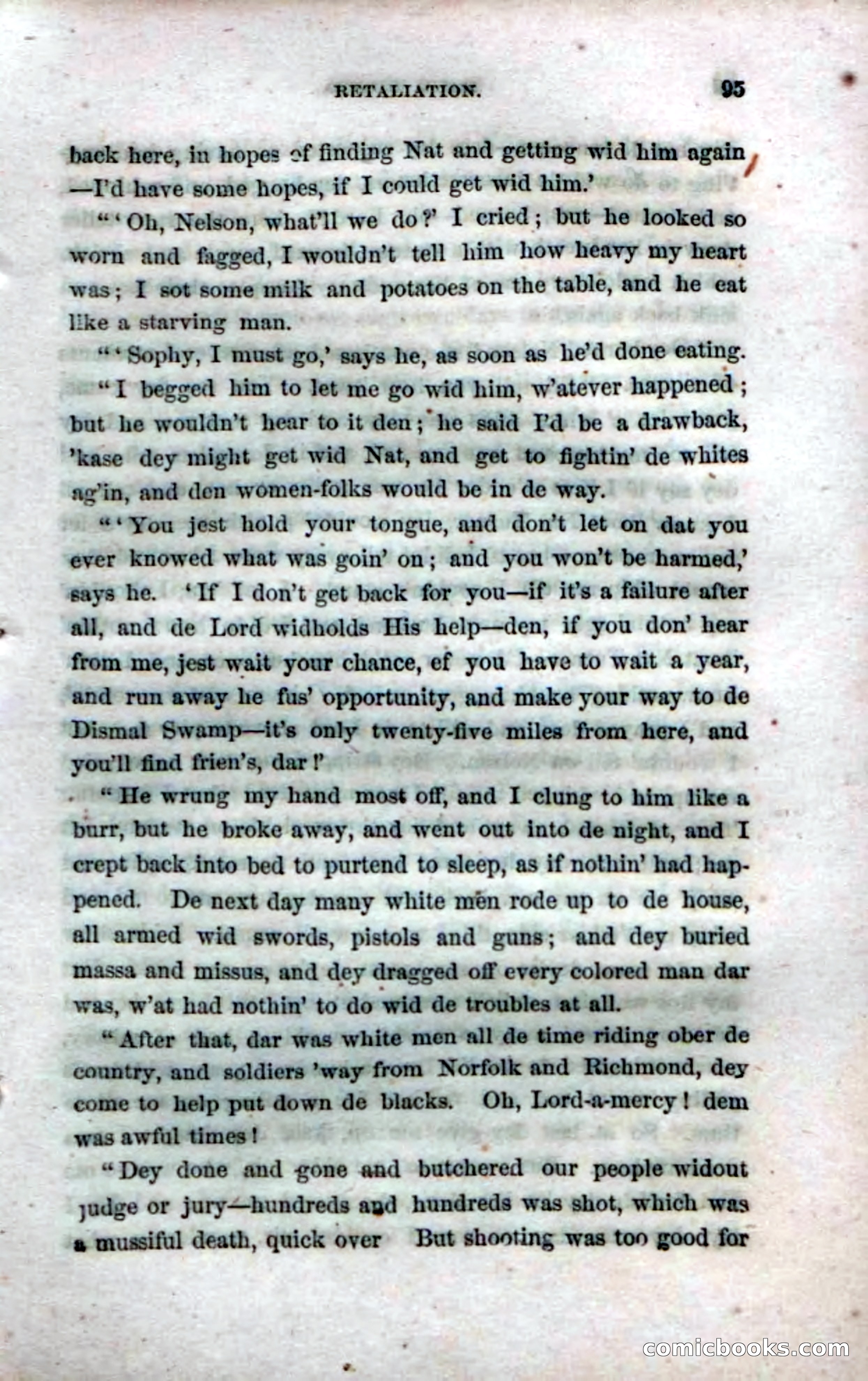 Beadle's Dime Novels No. 33: Maum Guinea and Her Plantation Children — page 103 of 228