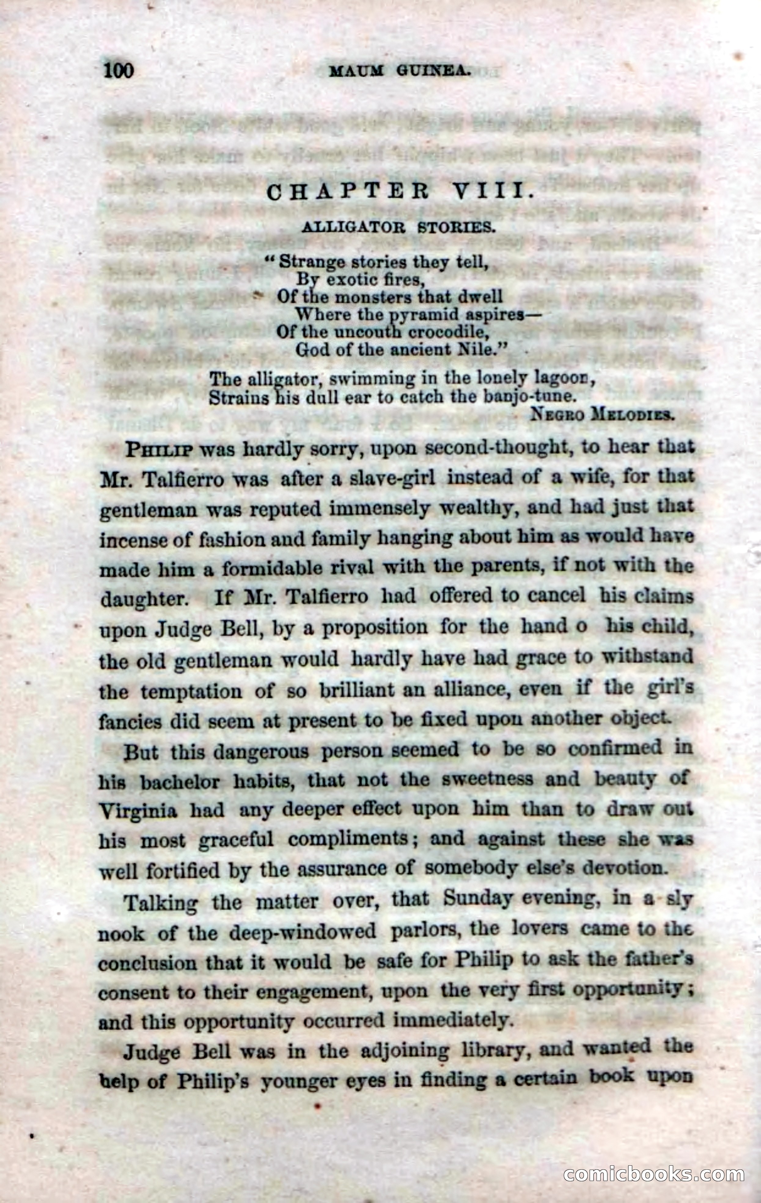 Beadle's Dime Novels No. 33: Maum Guinea and Her Plantation Children — page 108 of 228