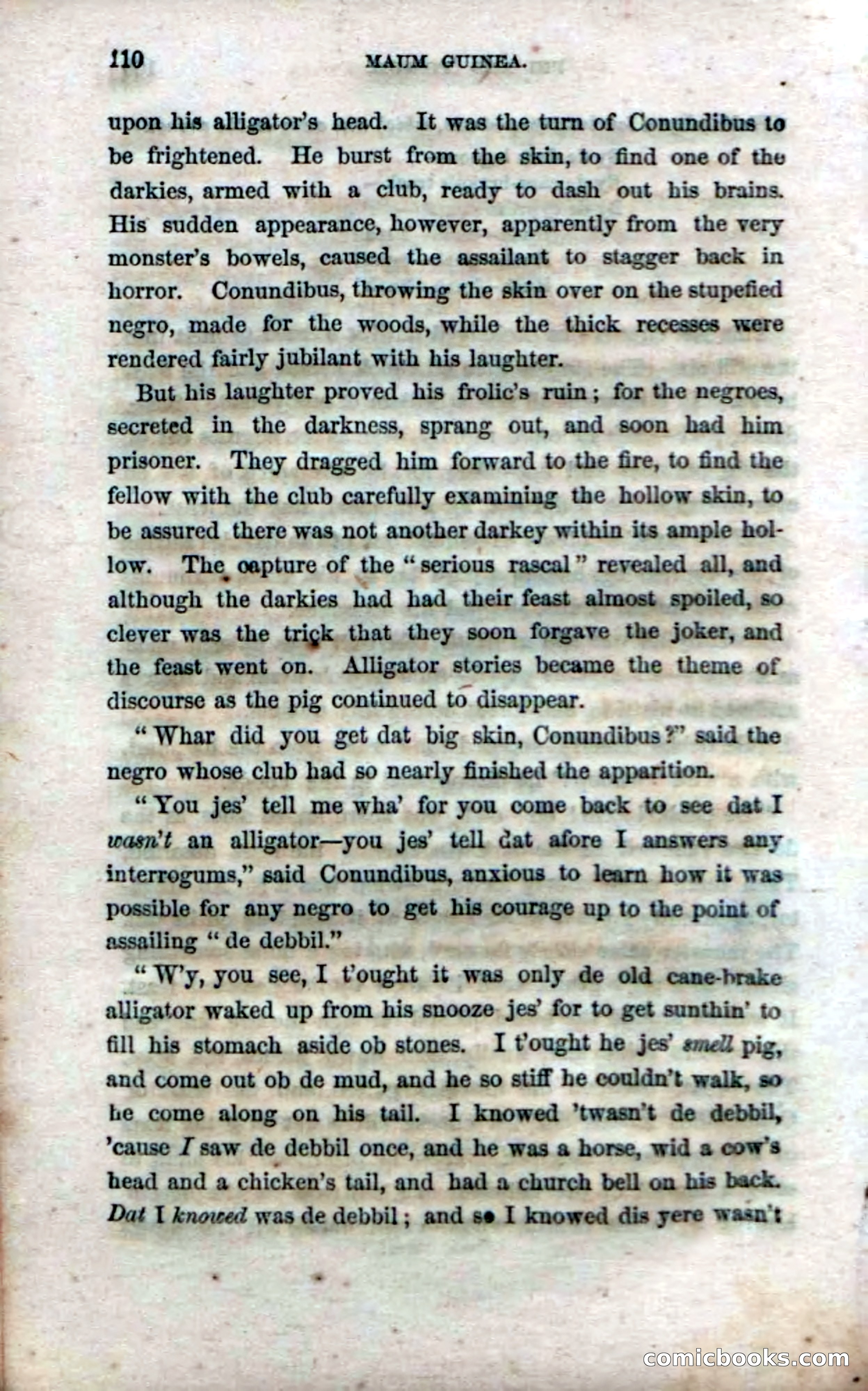Beadle's Dime Novels No. 33: Maum Guinea and Her Plantation Children — page 118 of 228