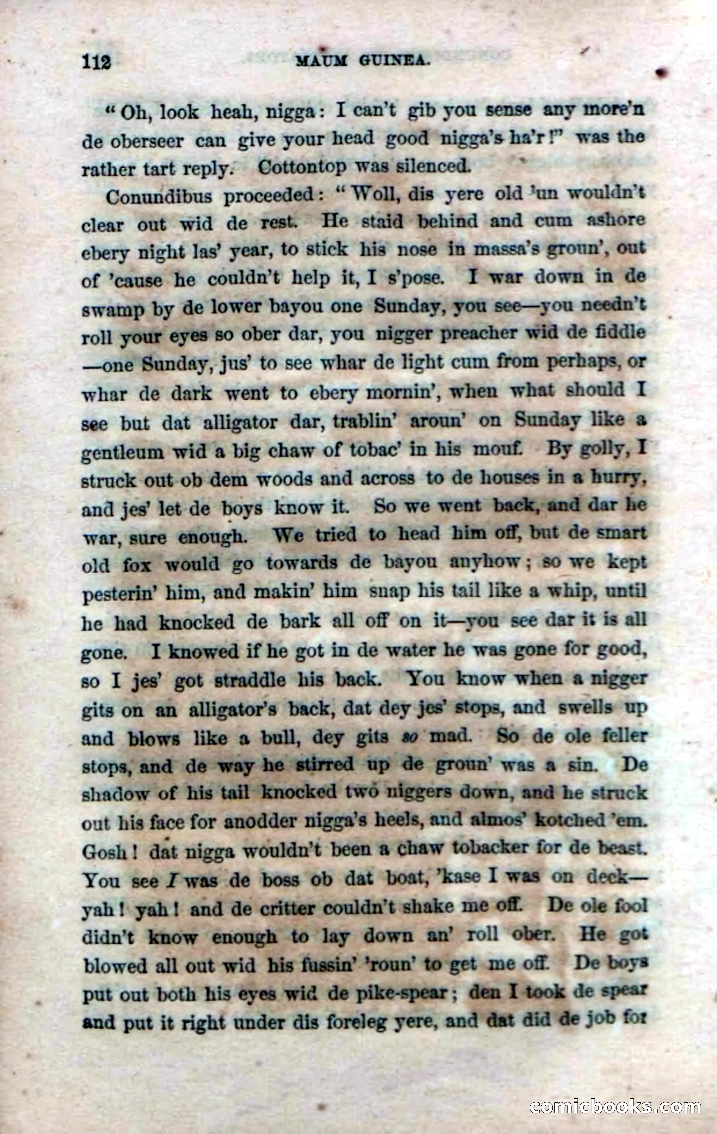 Beadle's Dime Novels No. 33: Maum Guinea and Her Plantation Children — page 120 of 228