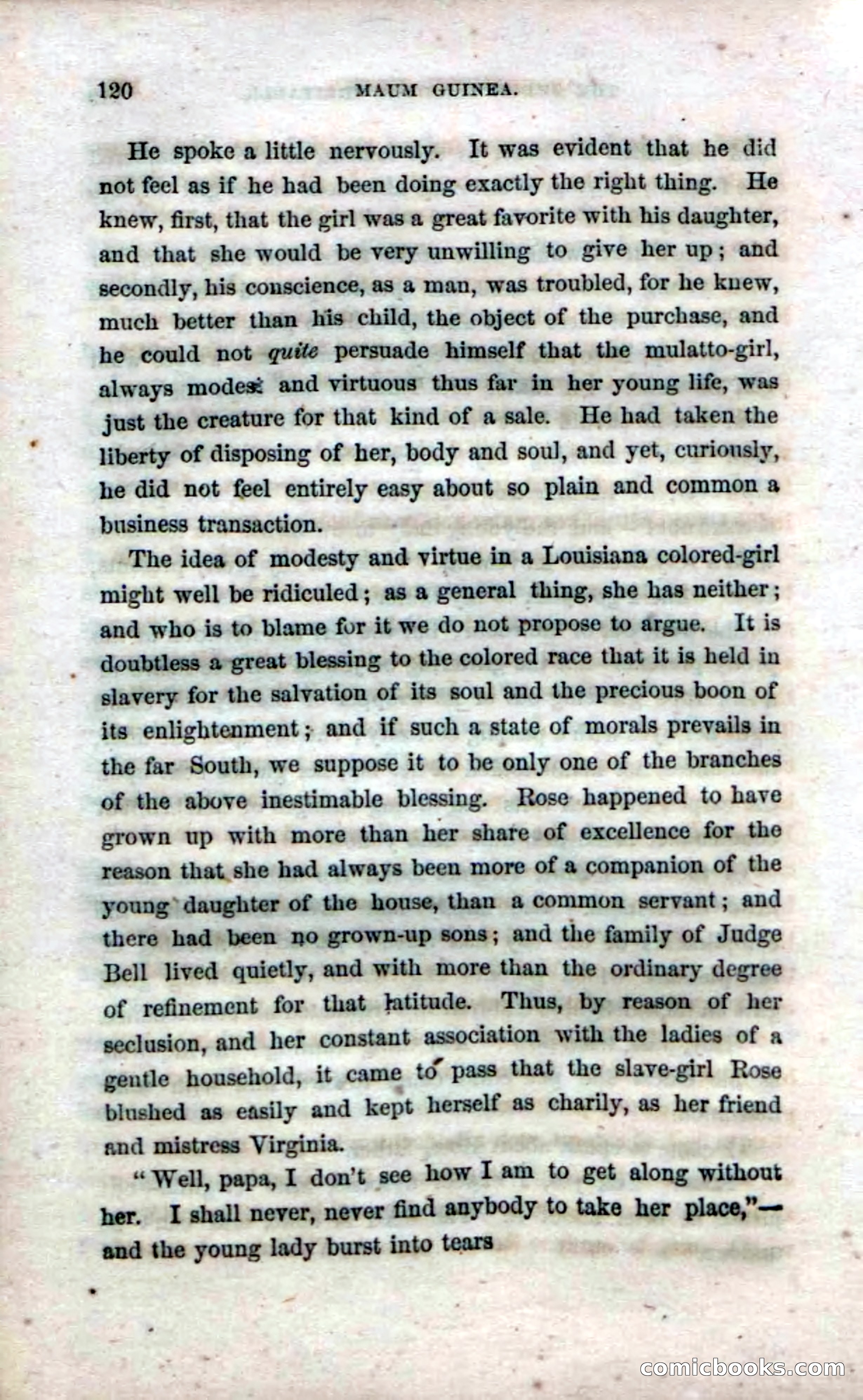 Beadle's Dime Novels No. 33: Maum Guinea and Her Plantation Children — page 130 of 228