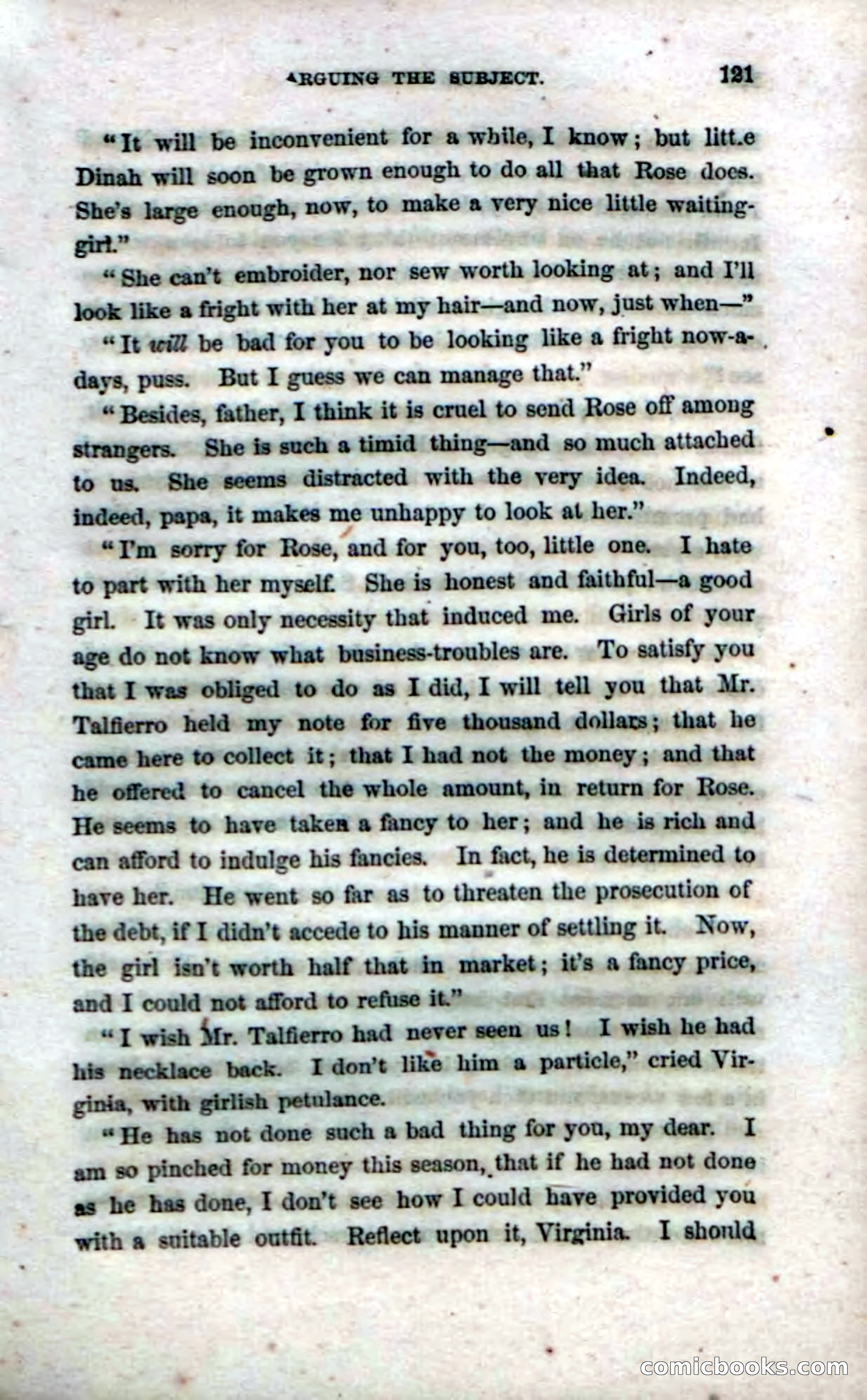 Beadle's Dime Novels No. 33: Maum Guinea and Her Plantation Children — page 131 of 228