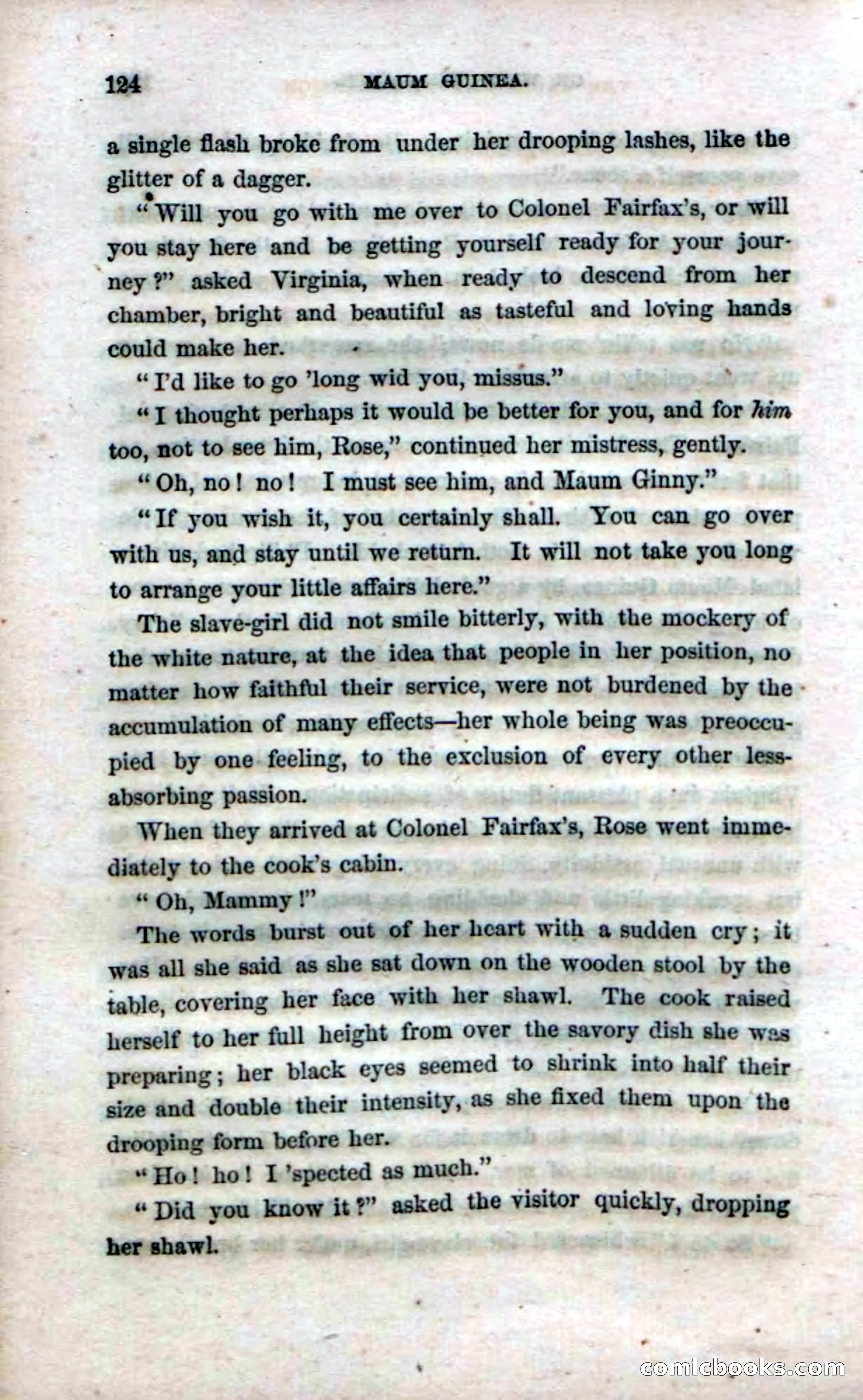 Beadle's Dime Novels No. 33: Maum Guinea and Her Plantation Children — page 134 of 228