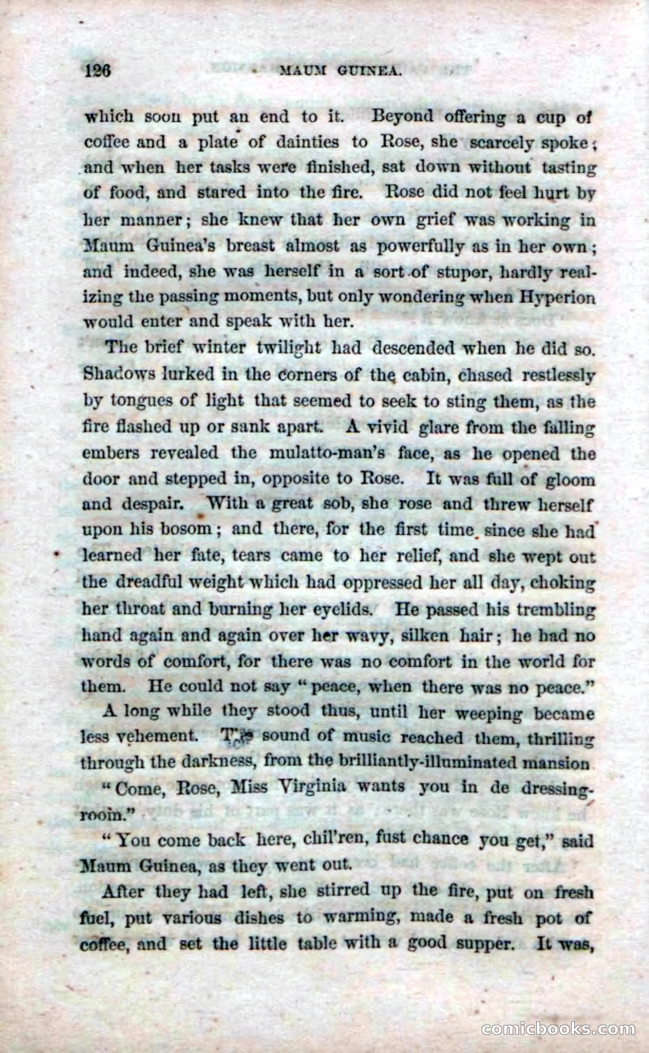 Beadle's Dime Novels No. 33: Maum Guinea and Her Plantation Children — page 136 of 228