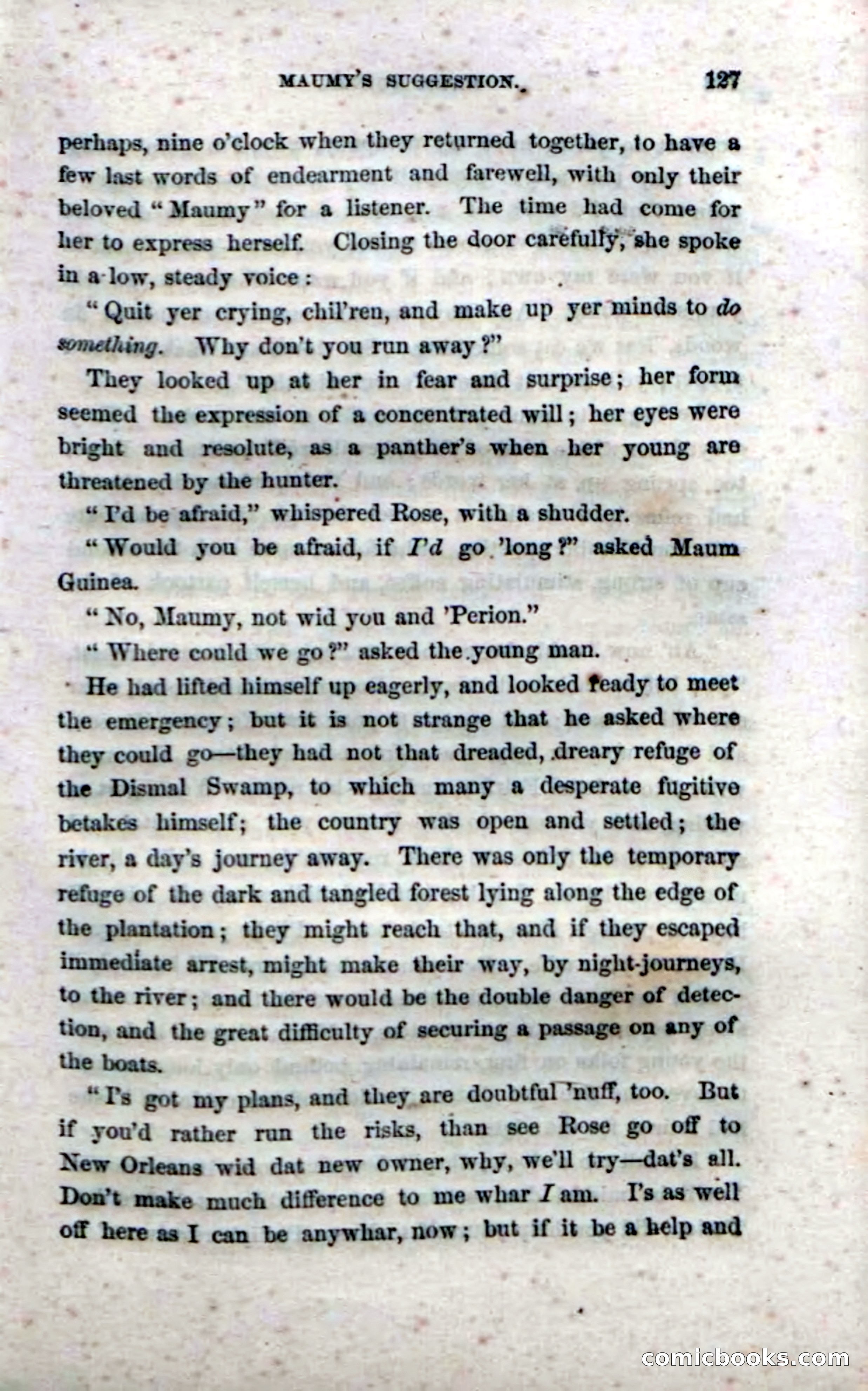Beadle's Dime Novels No. 33: Maum Guinea and Her Plantation Children — page 137 of 228