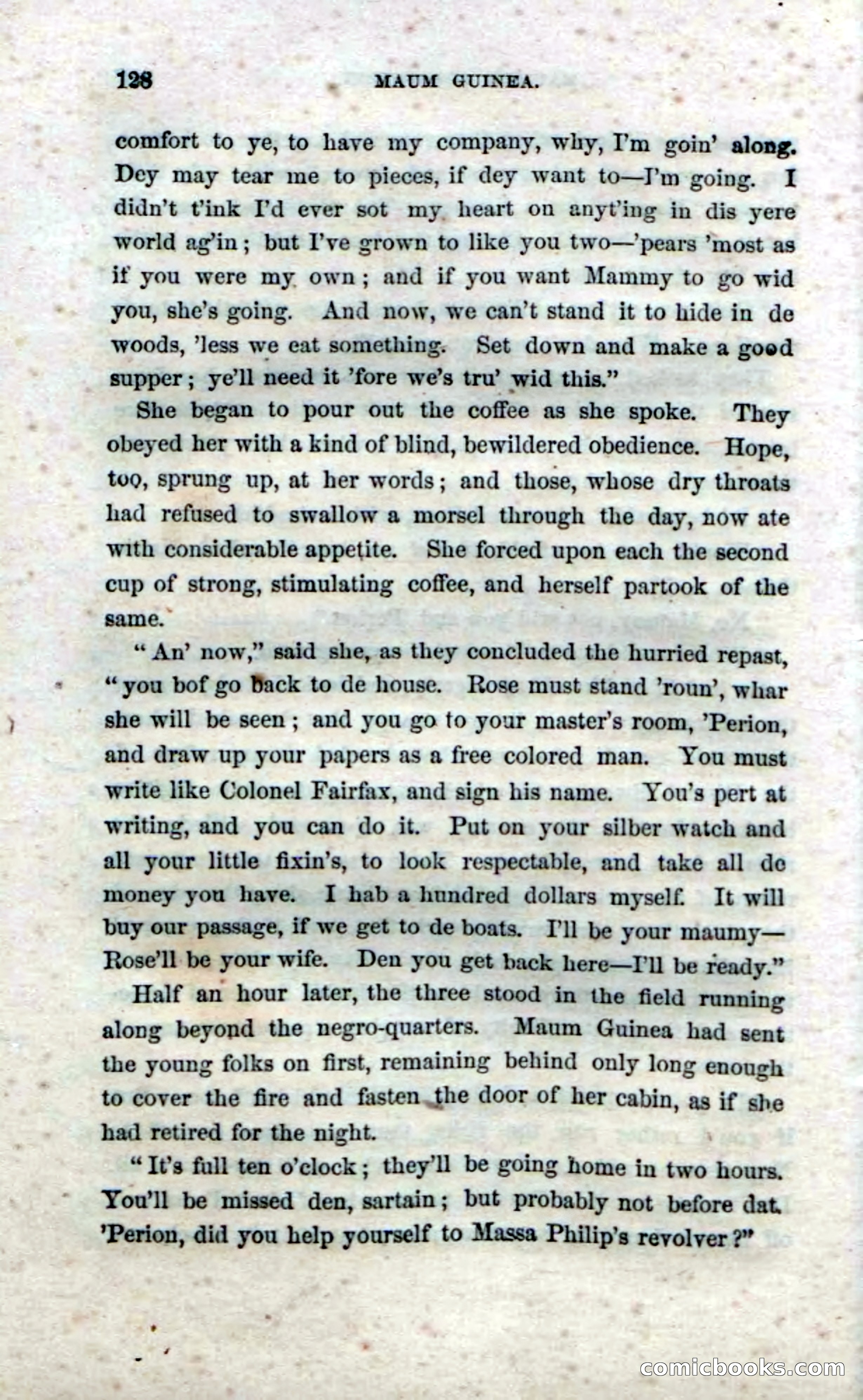 Beadle's Dime Novels No. 33: Maum Guinea and Her Plantation Children — page 138 of 228
