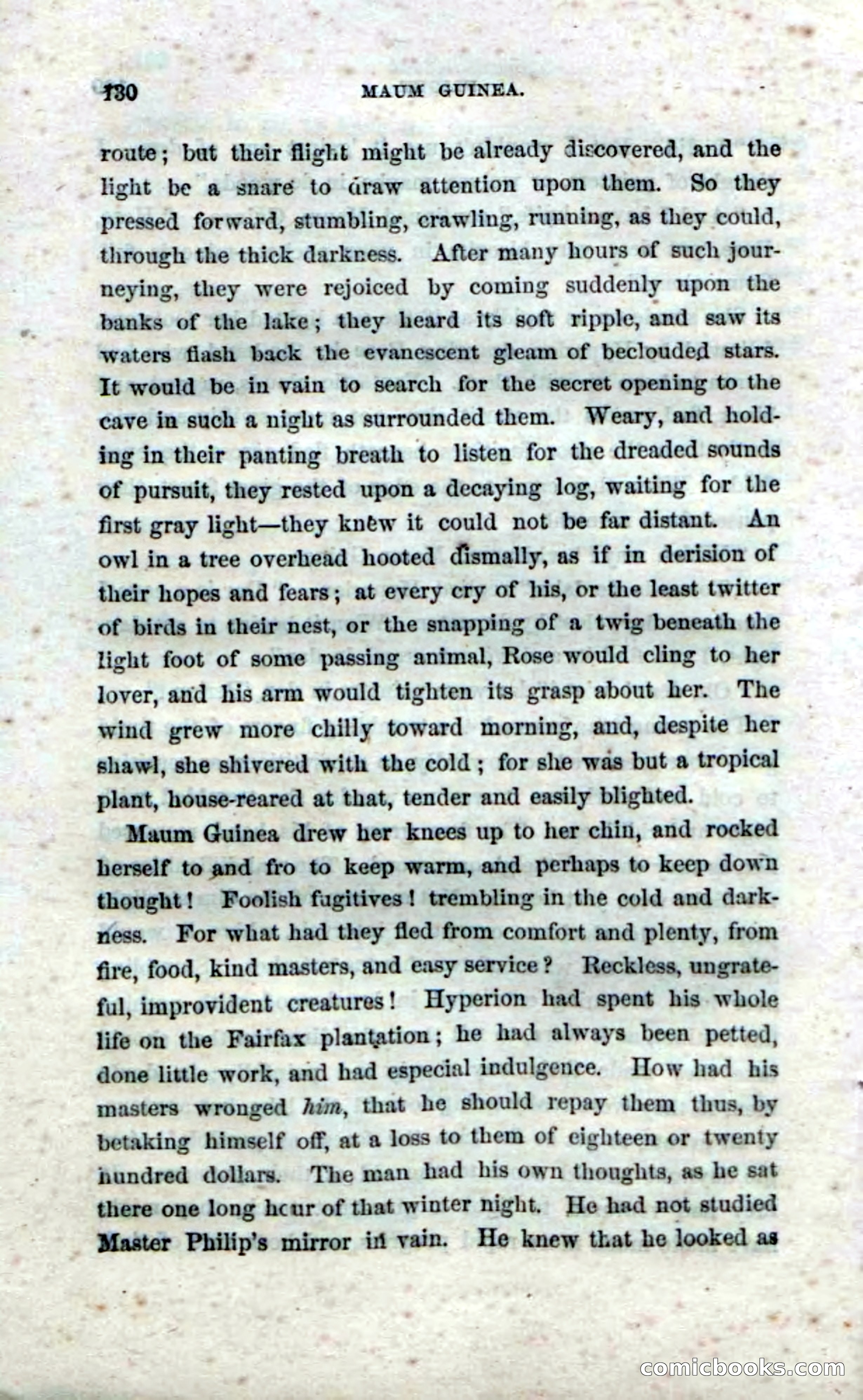 Beadle's Dime Novels No. 33: Maum Guinea and Her Plantation Children — page 140 of 228