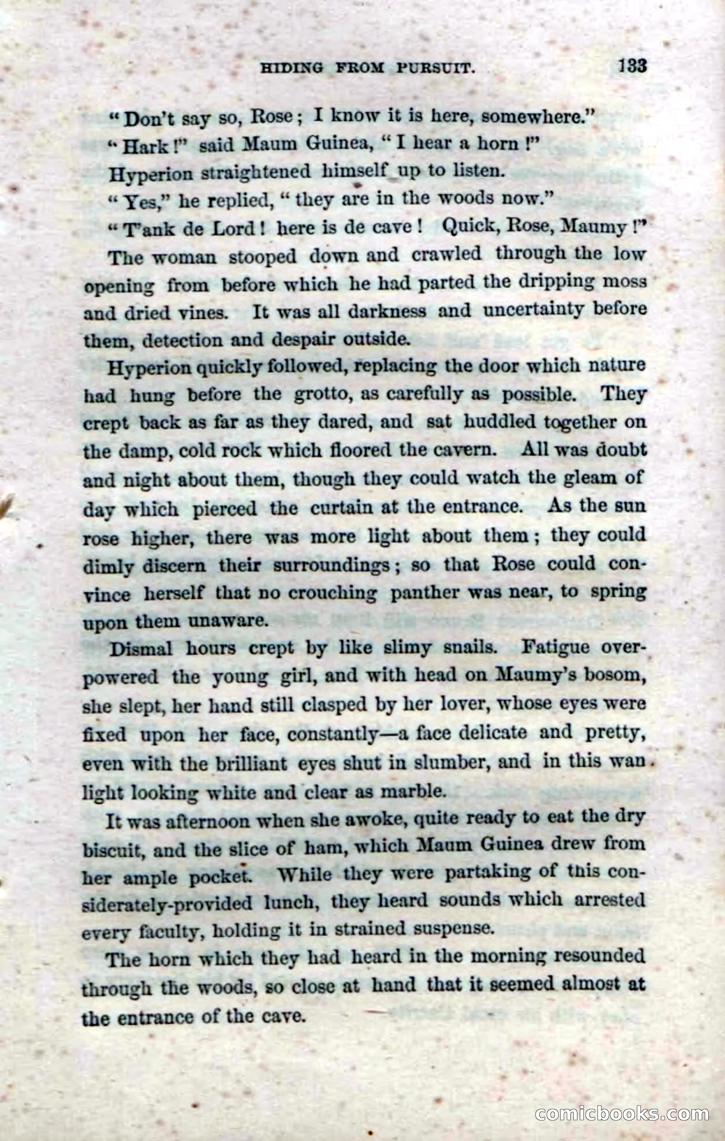 Beadle's Dime Novels No. 33: Maum Guinea and Her Plantation Children — page 143 of 228