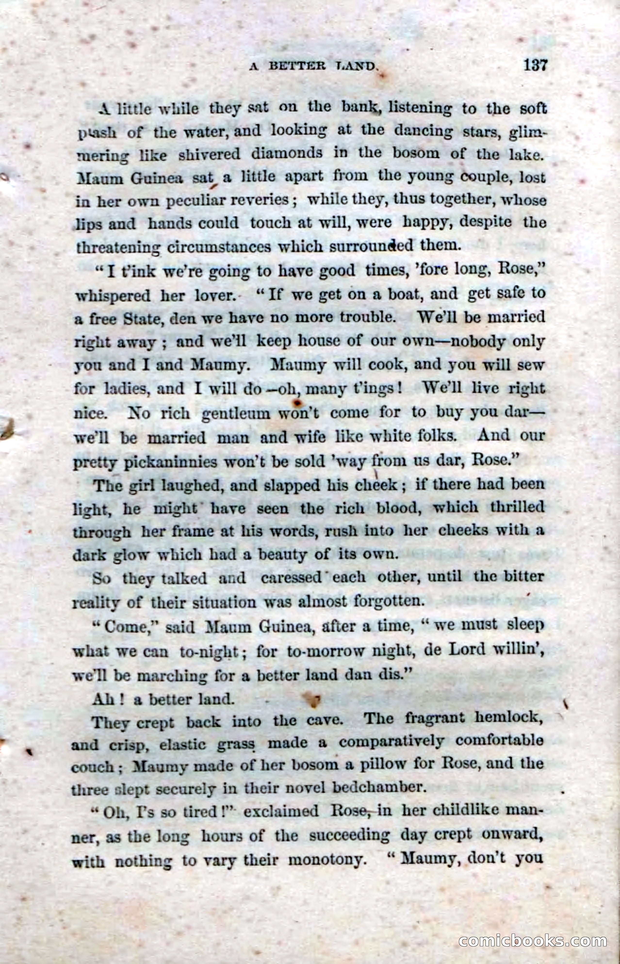 Beadle's Dime Novels No. 33: Maum Guinea and Her Plantation Children — page 147 of 228