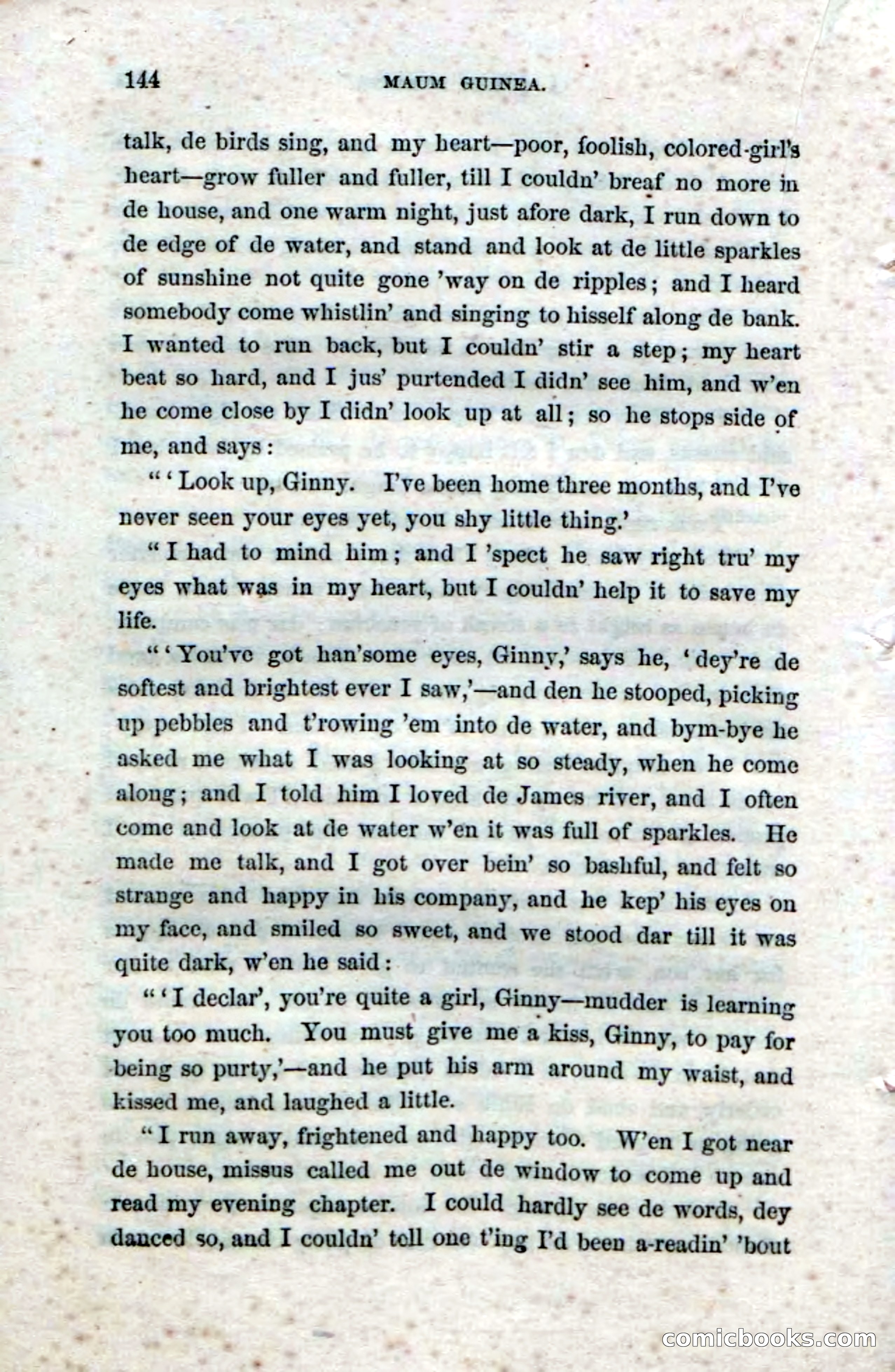 Beadle's Dime Novels No. 33: Maum Guinea and Her Plantation Children — page 154 of 228