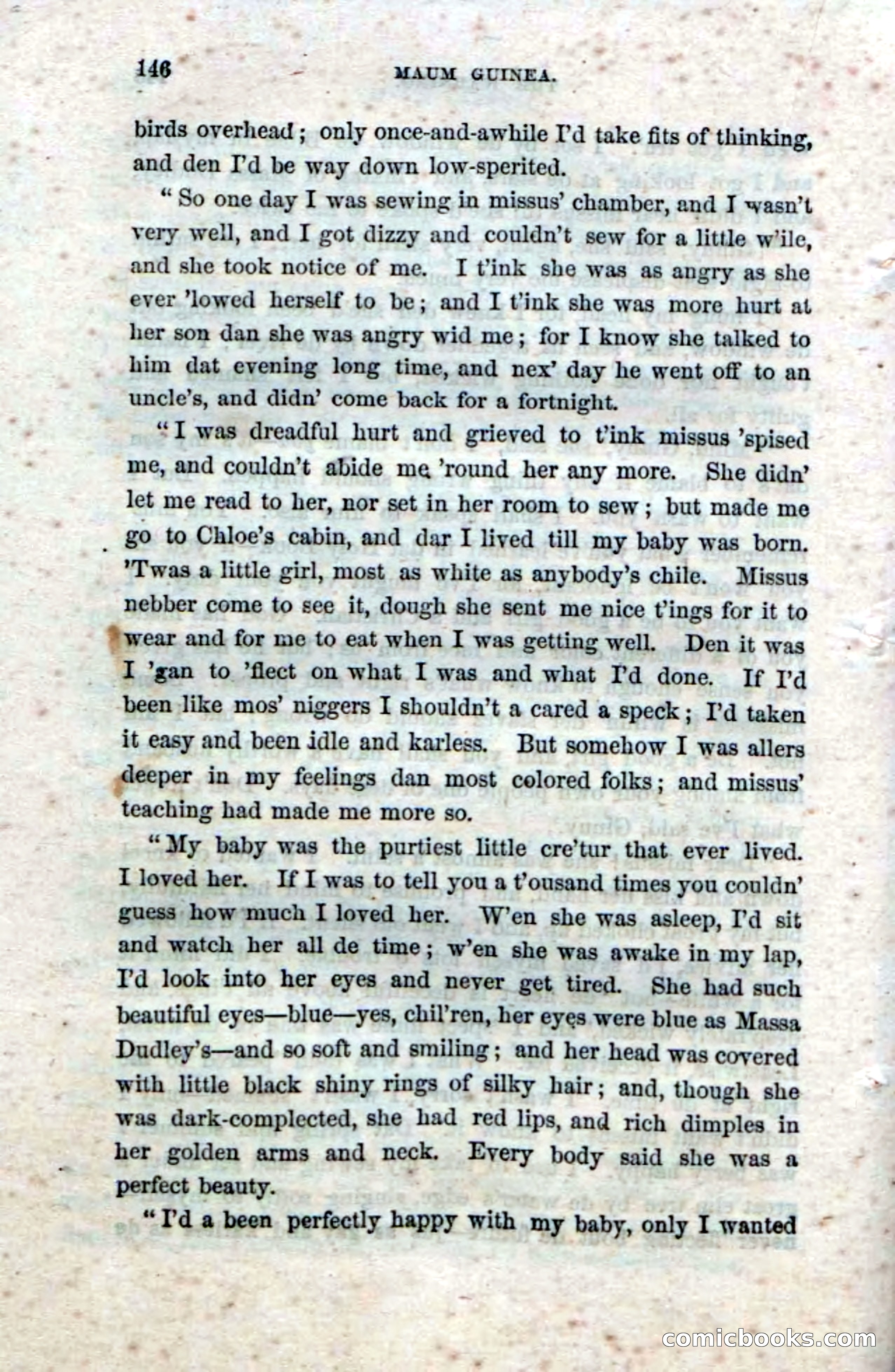 Beadle's Dime Novels No. 33: Maum Guinea and Her Plantation Children — page 156 of 228