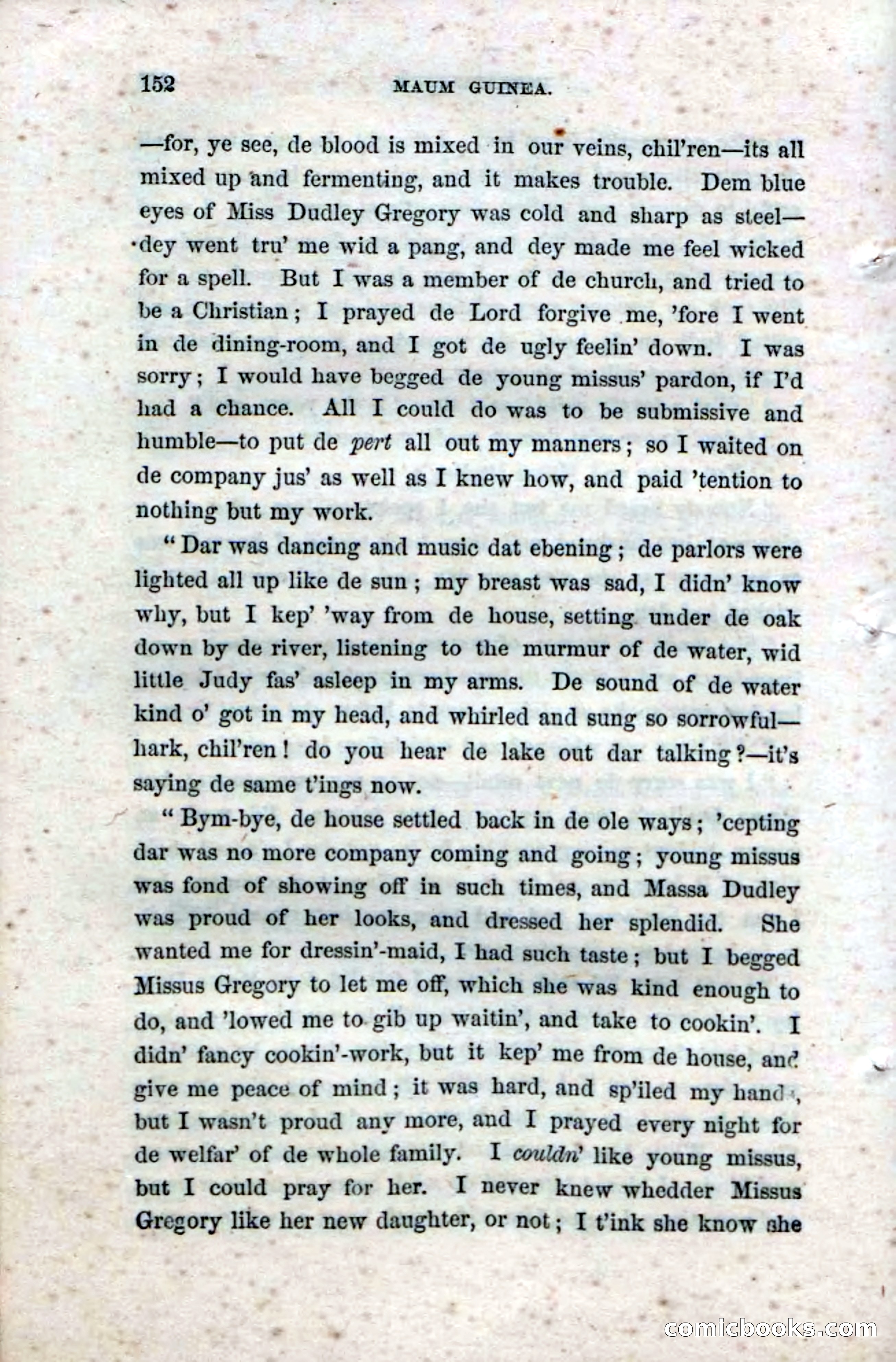 Beadle's Dime Novels No. 33: Maum Guinea and Her Plantation Children — page 162 of 228