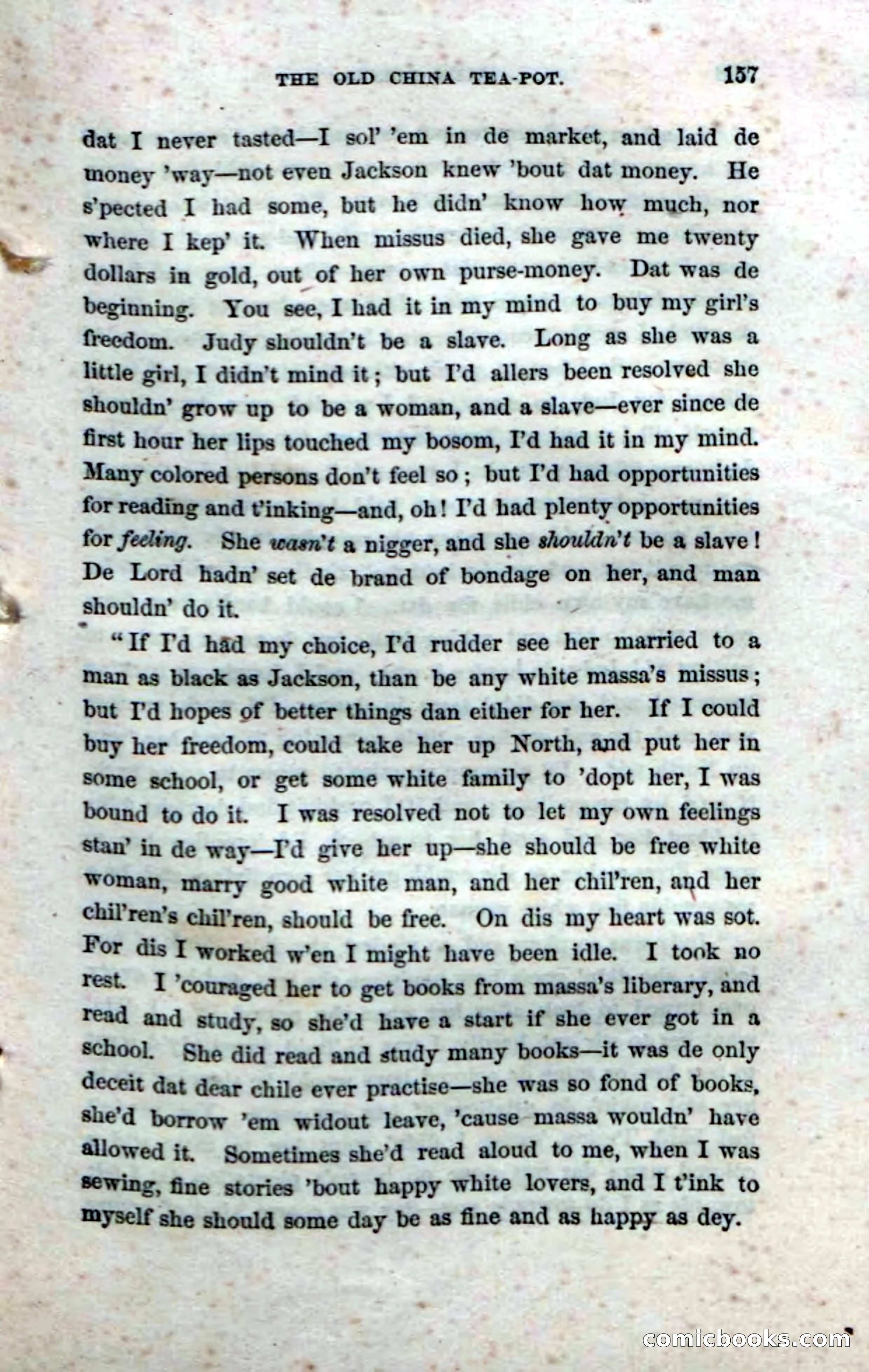 Beadle's Dime Novels No. 33: Maum Guinea and Her Plantation Children — page 167 of 228
