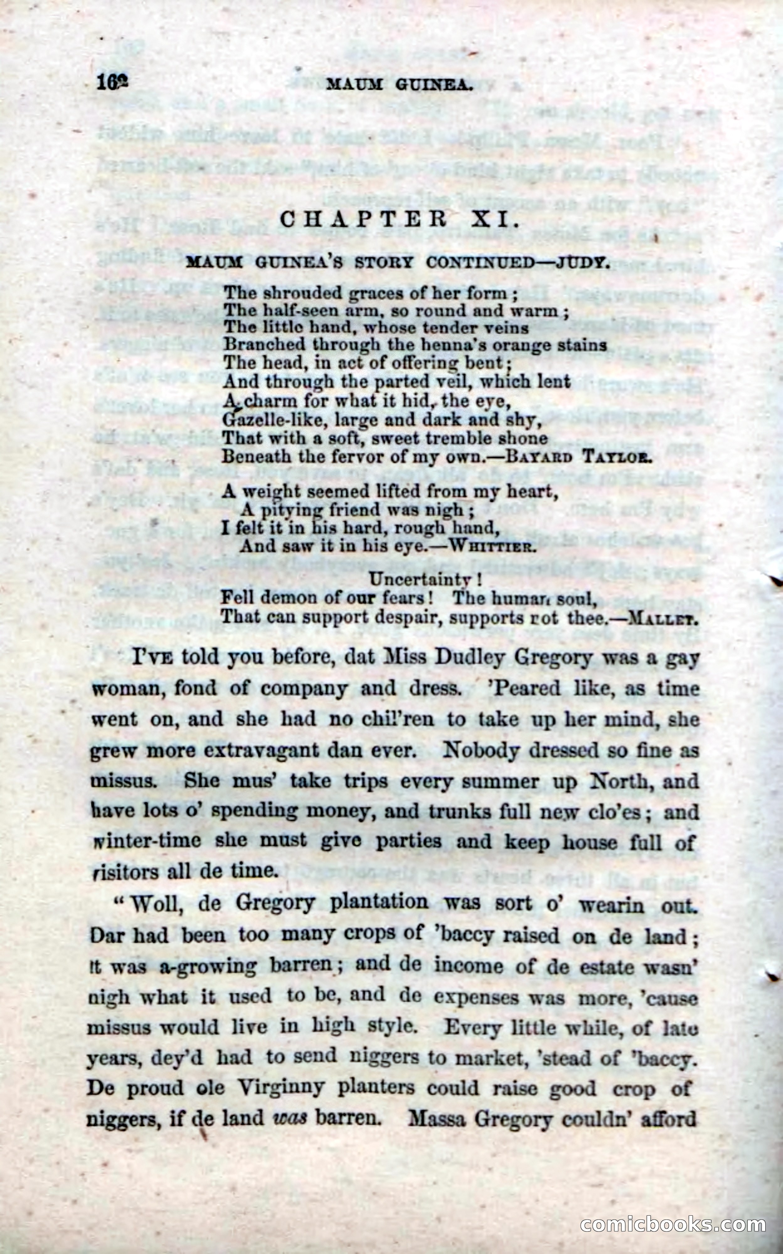 Beadle's Dime Novels No. 33: Maum Guinea and Her Plantation Children — page 172 of 228