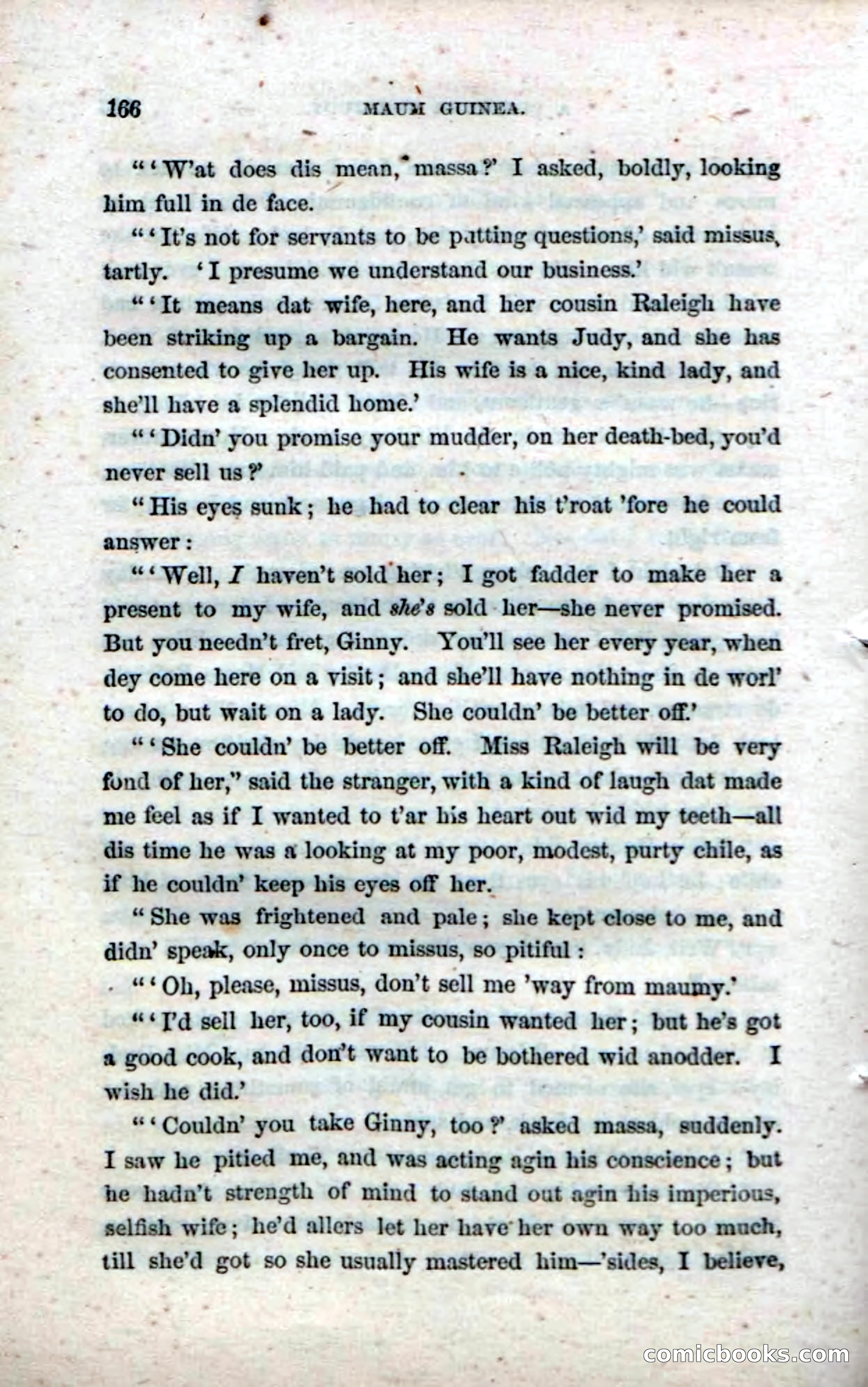 Beadle's Dime Novels No. 33: Maum Guinea and Her Plantation Children — page 176 of 228