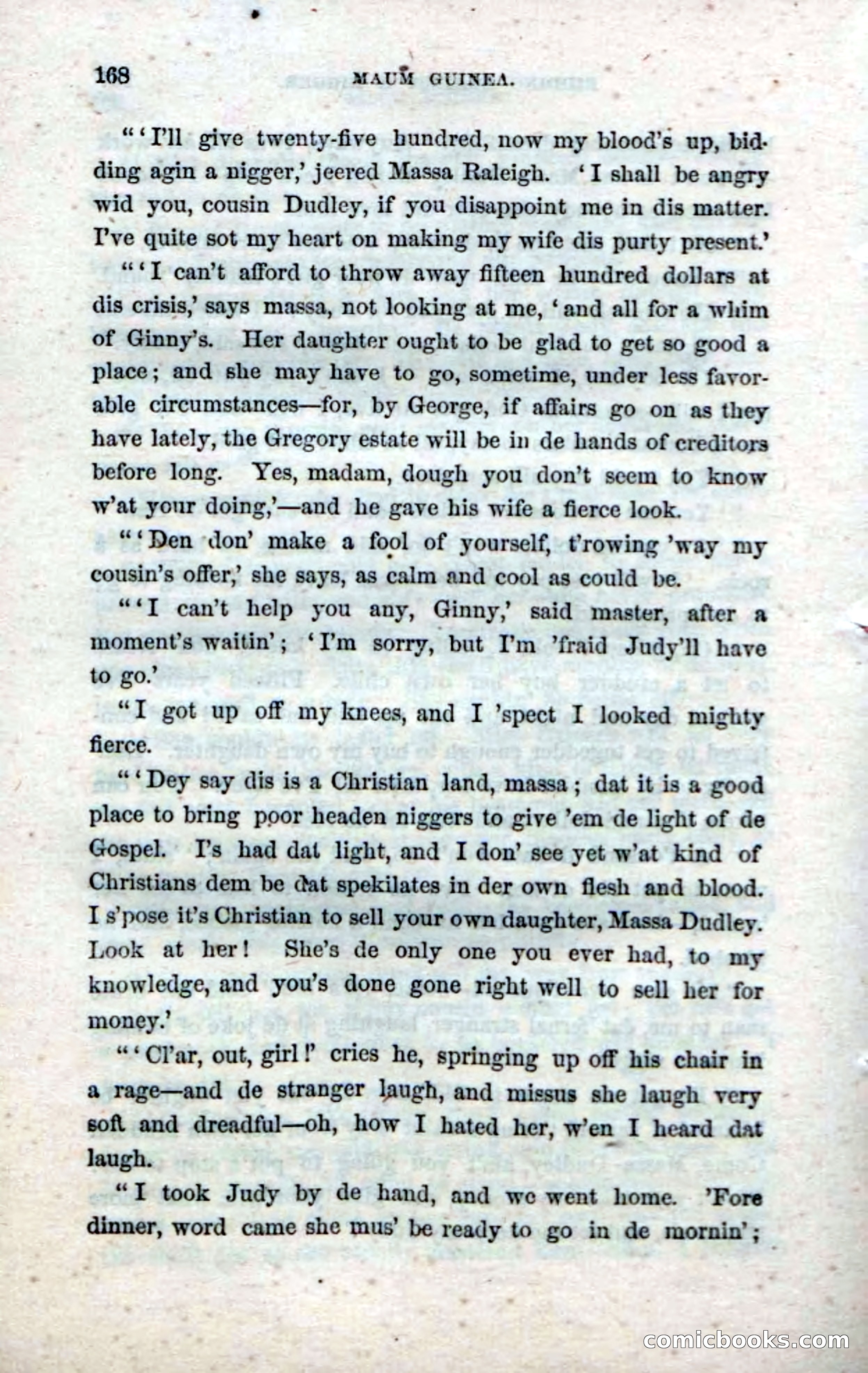 Beadle's Dime Novels No. 33: Maum Guinea and Her Plantation Children — page 178 of 228