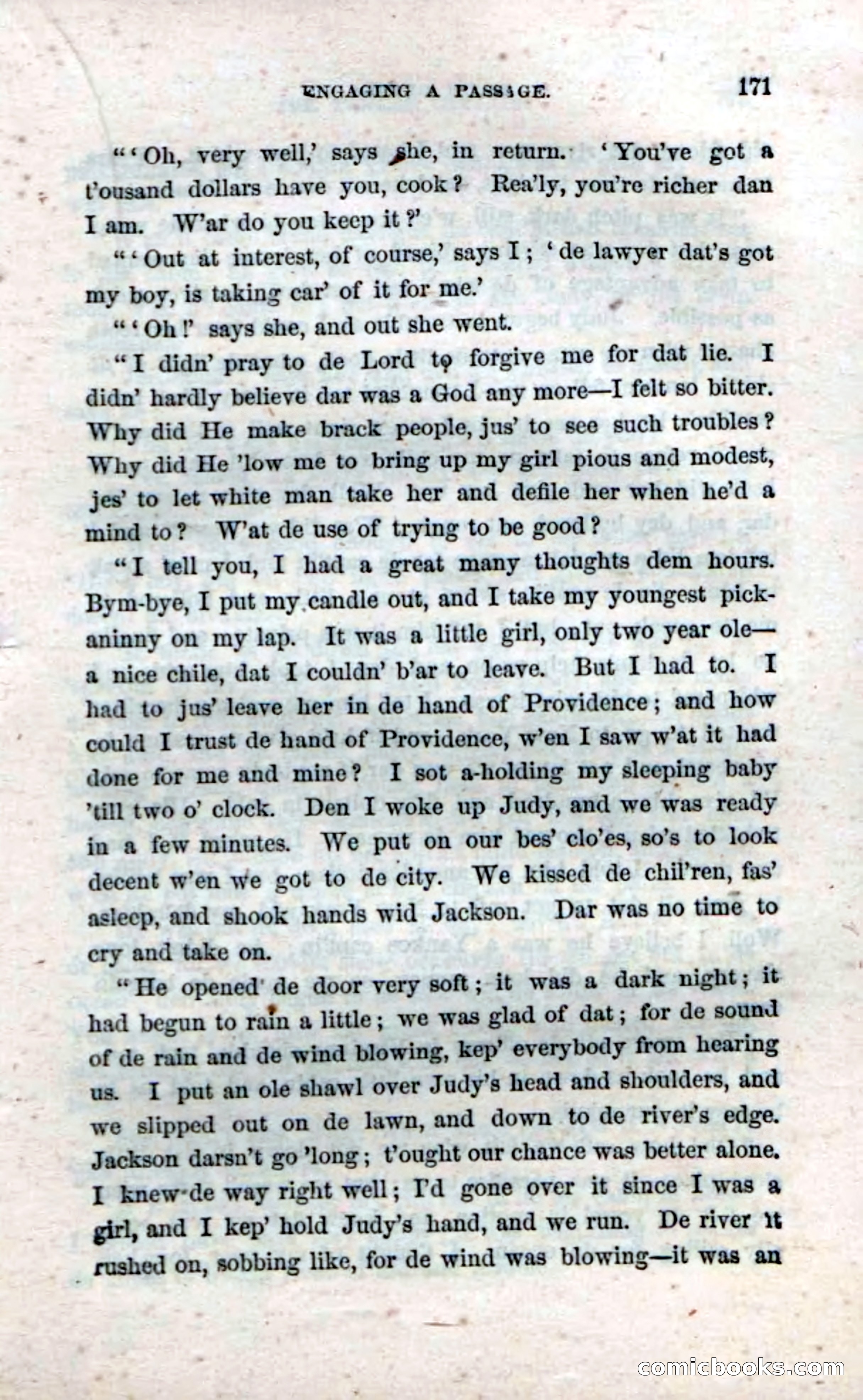 Beadle's Dime Novels No. 33: Maum Guinea and Her Plantation Children — page 181 of 228