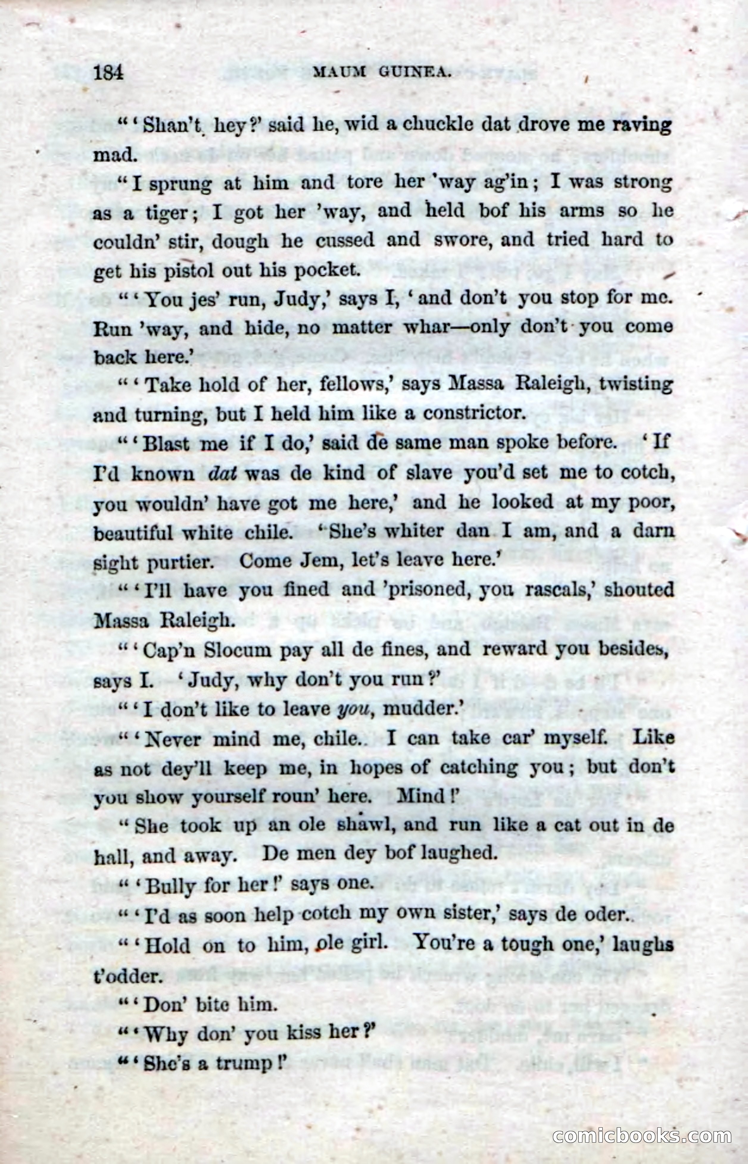 Beadle's Dime Novels No. 33: Maum Guinea and Her Plantation Children — page 194 of 228