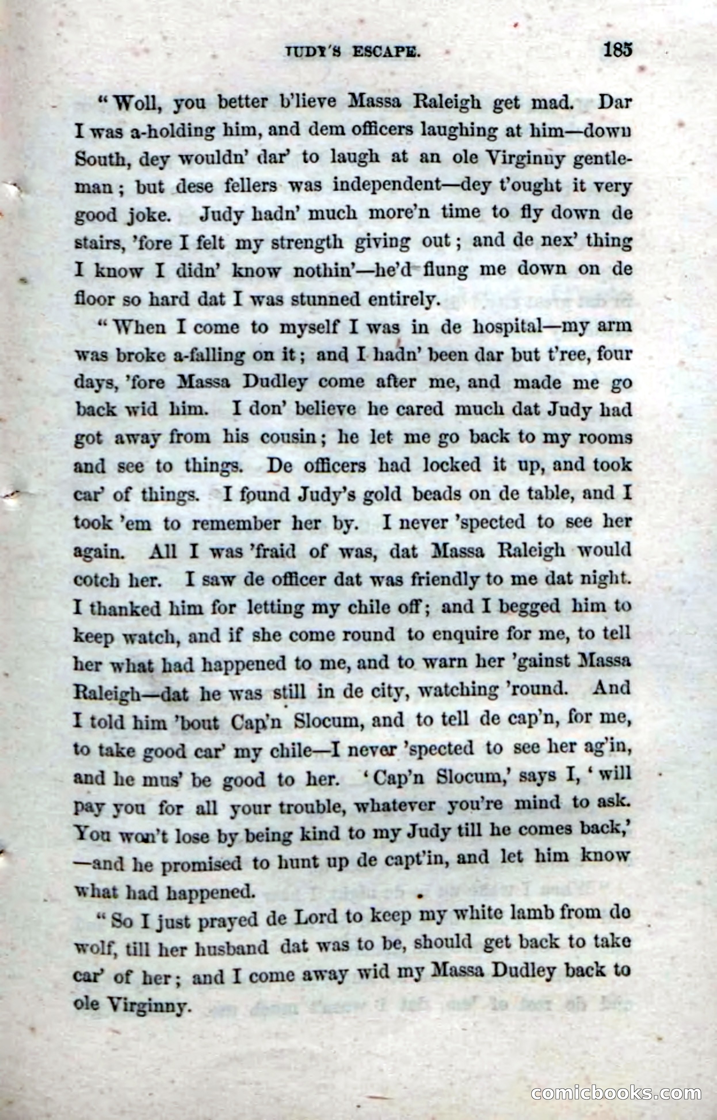 Beadle's Dime Novels No. 33: Maum Guinea and Her Plantation Children — page 195 of 228