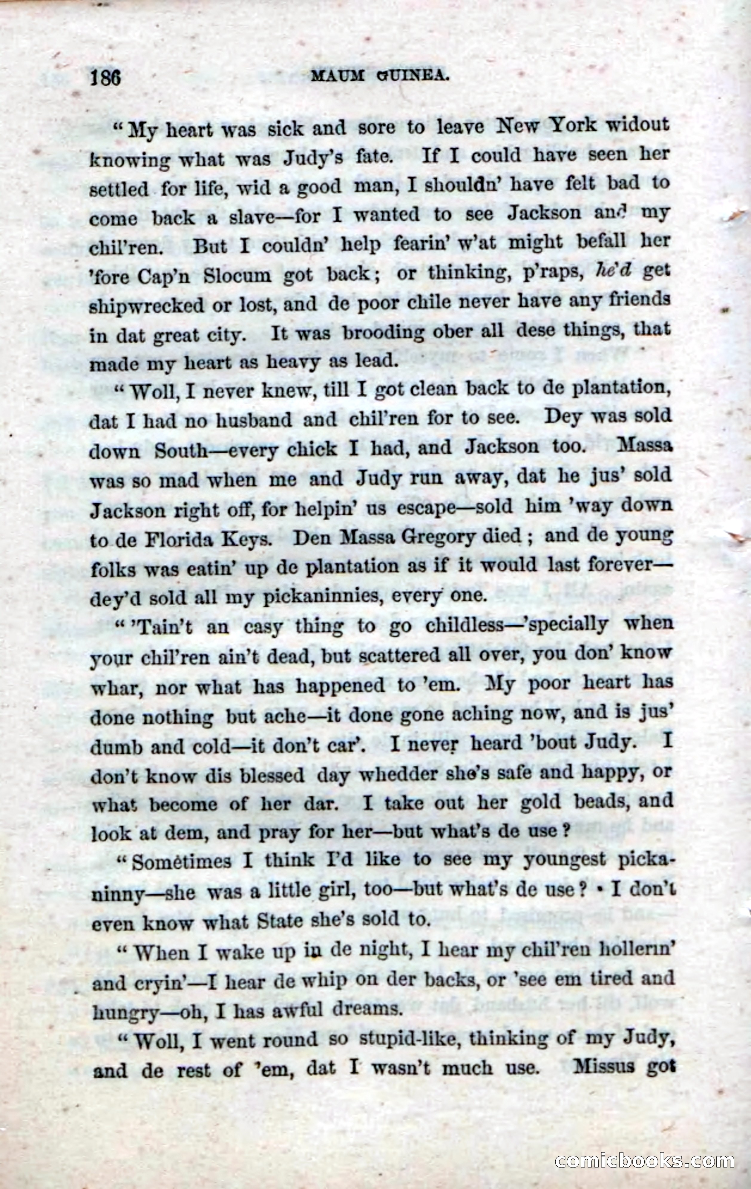 Beadle's Dime Novels No. 33: Maum Guinea and Her Plantation Children — page 196 of 228